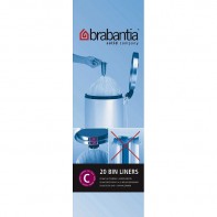 Brabantia Rozmiar C worki na śmieci, 20 sztuk