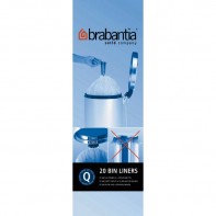 Brabantia Rozmiar Q worki na śmieci, 20 sztuk