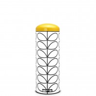Brabantia Retro Bin Slimline kosz z wolnoopadającą pokrywą, Orla Kiely