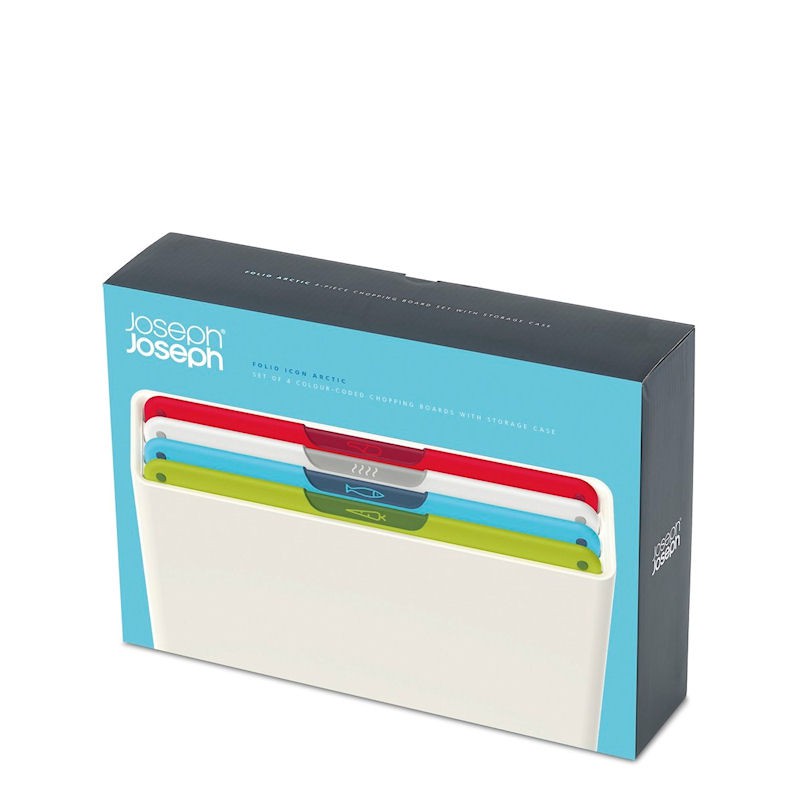 Joseph Joseph Folio Icon Zestaw 4 desek do krojenia z fakturowanymi powierzchniami