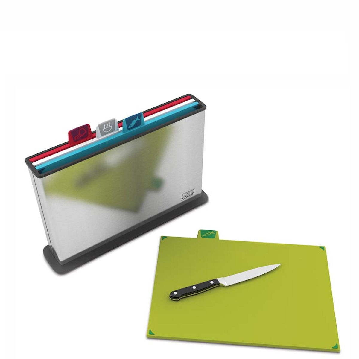 Joseph Joseph Index Steel zestaw 4 desek do krojenia