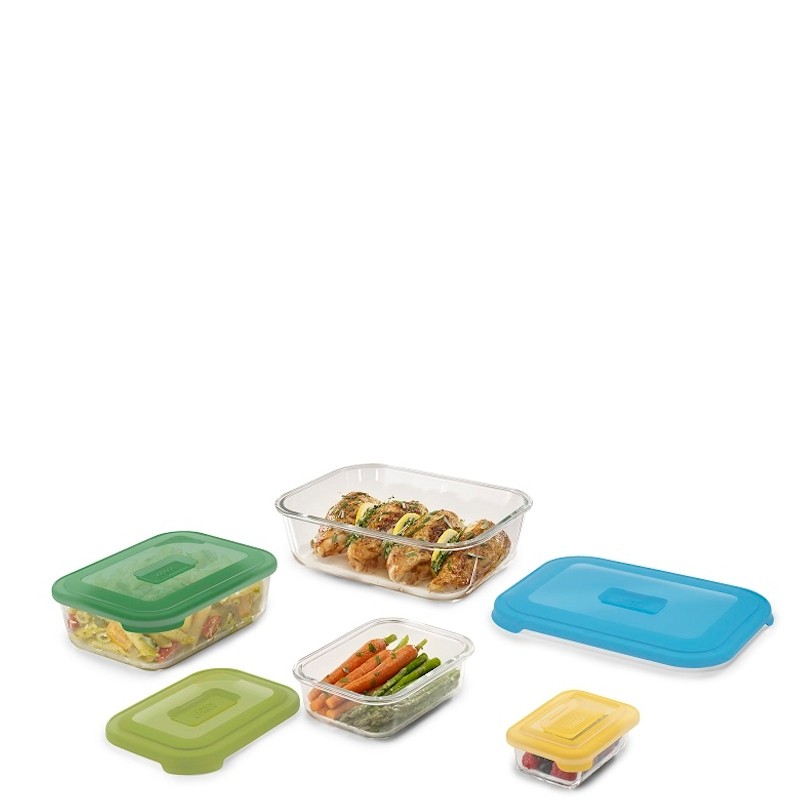 Joseph Joseph Nest Glass Storage zestaw 4 szklanych pojemnikw