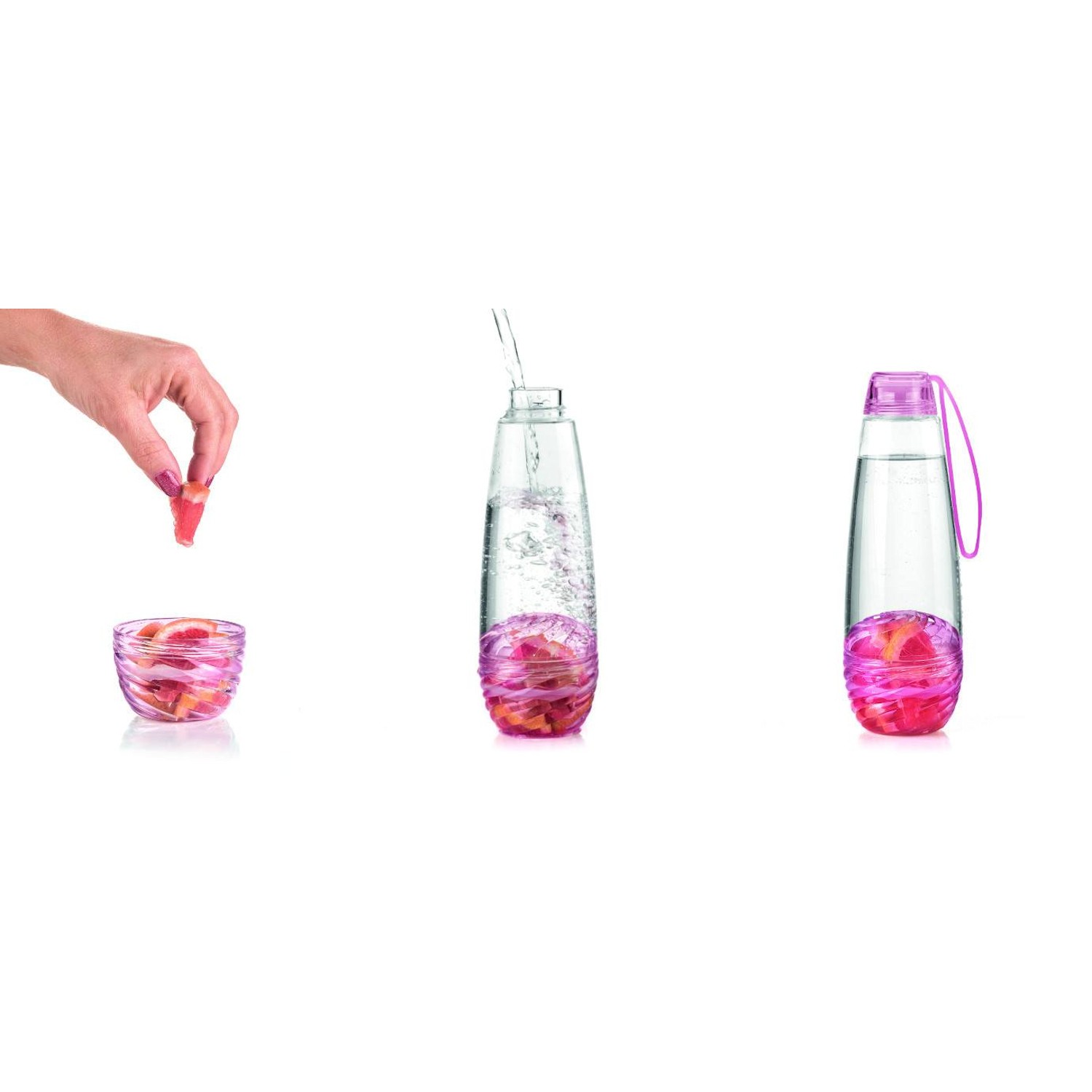 Guzzini On The Go butelka infuzyjna Feel z sitkiem