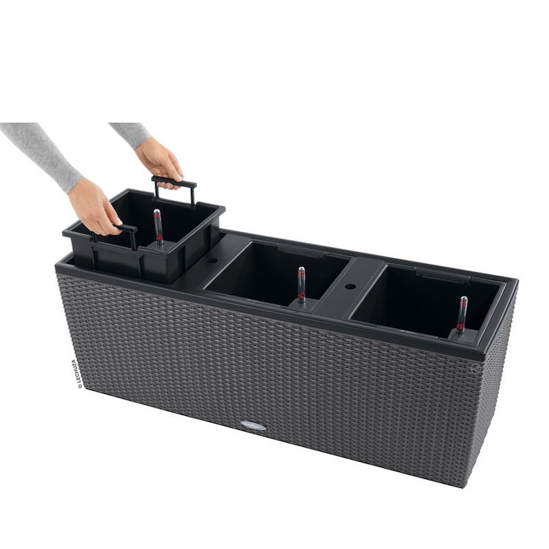 Lechuza Cottage Trio 30 donica matowa z wyjmowanym wk�adem