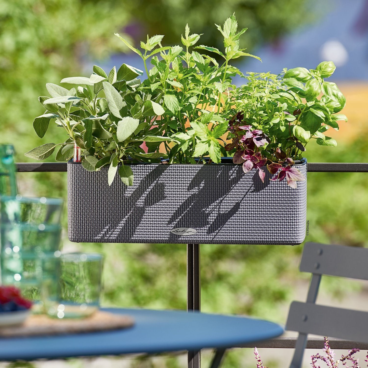 Lechuza CUBE color TRIPLE BALCONISSIMA Donica