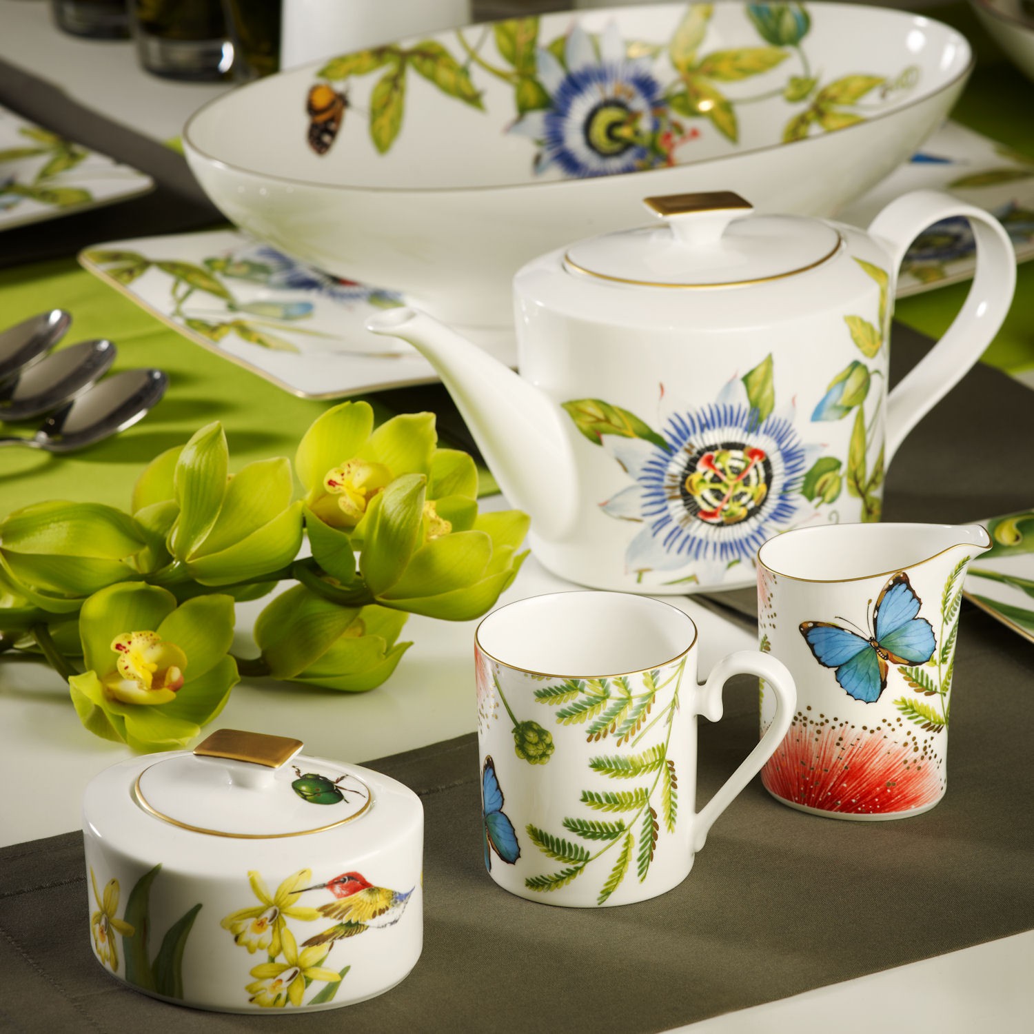 Villeroy & Boch Amazonia filianka do kawy ze spodkiem