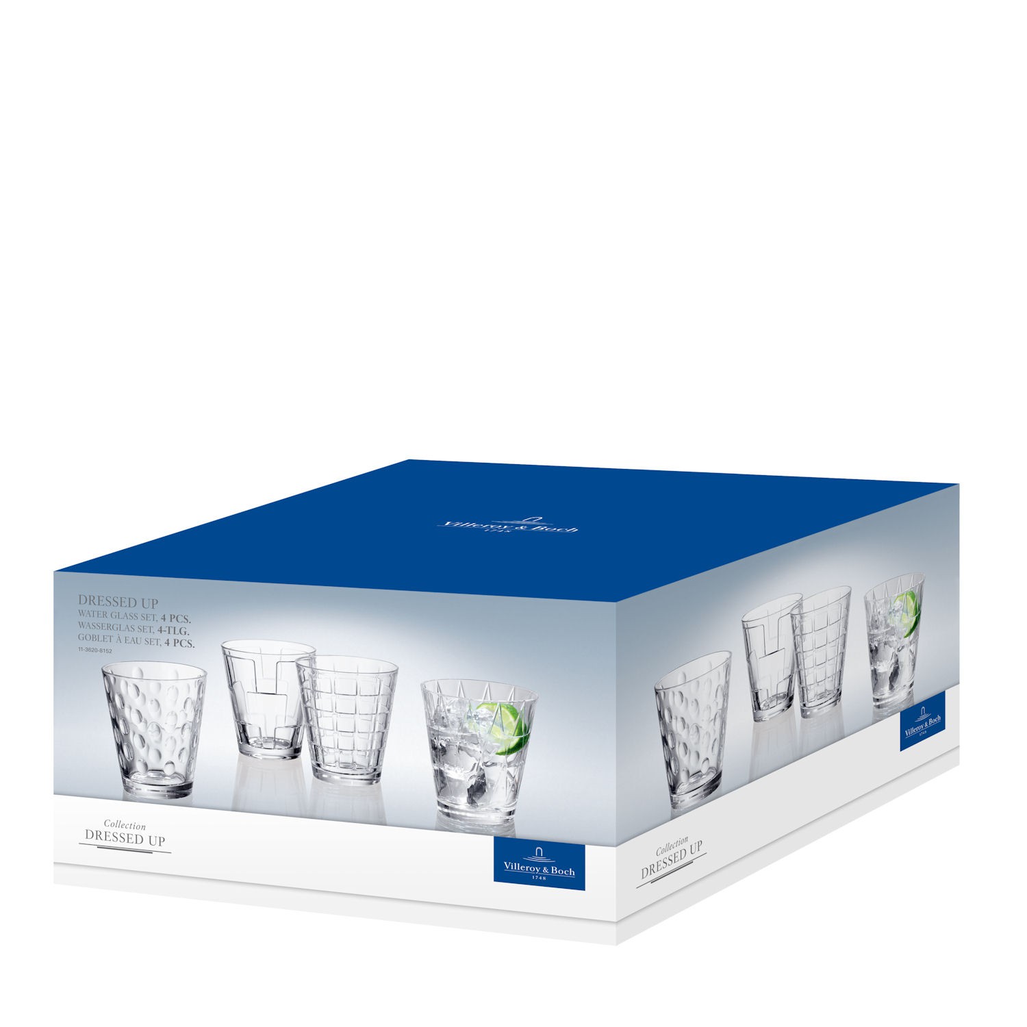 Villeroy & Boch Dressed Up zestaw 4 szklanek
