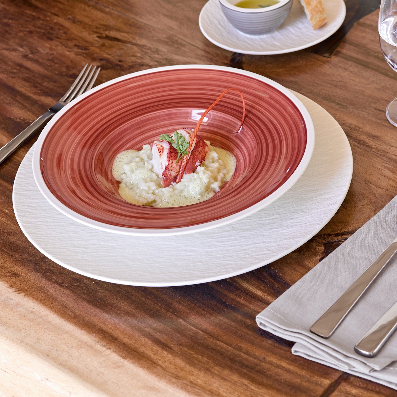 Villeroy & Boch Manufacture Rock Blanc Talerz paski