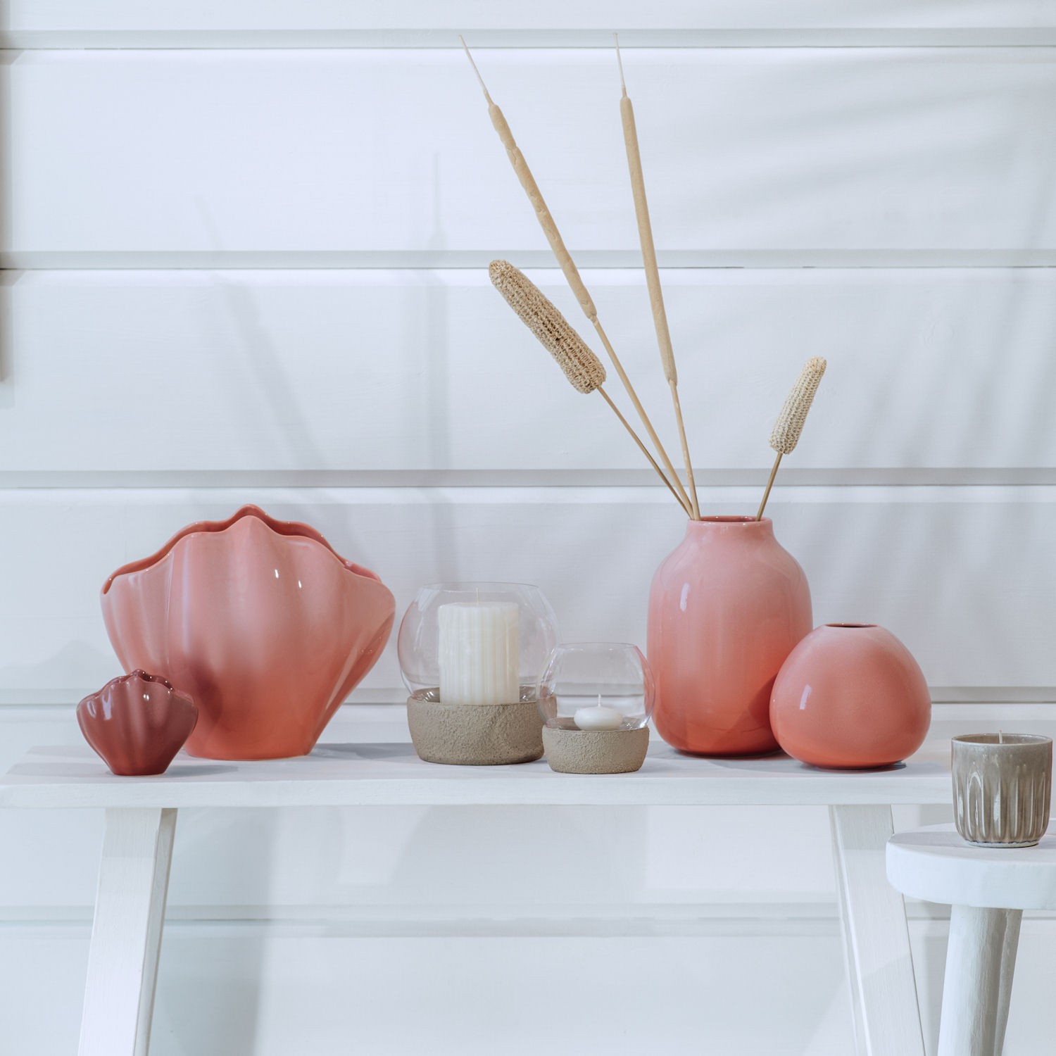 Villeroy & Boch Perlemor Home wazon w ksztacie muszli