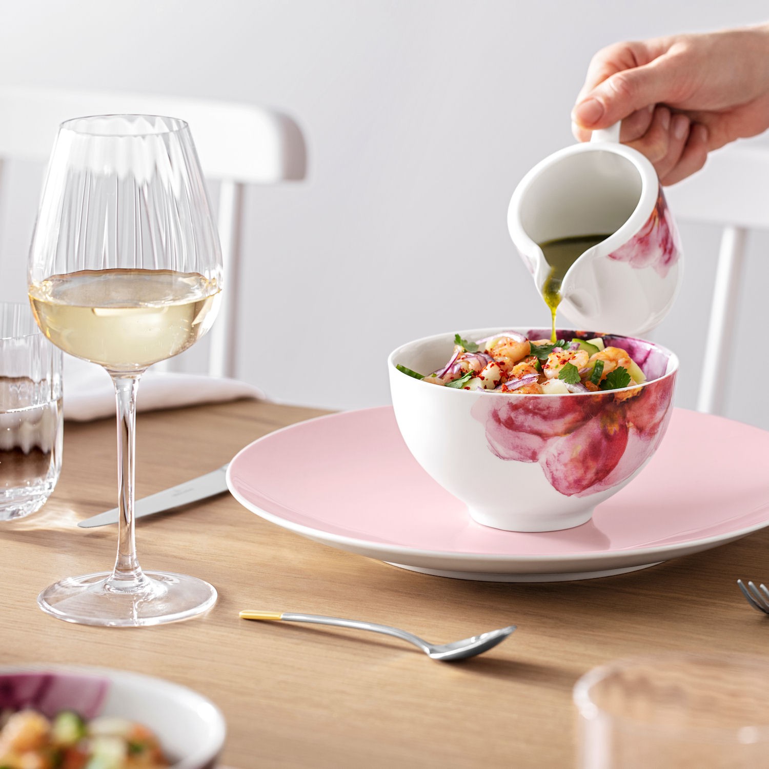 Villeroy & Boch Rose Garden talerz saatkowy