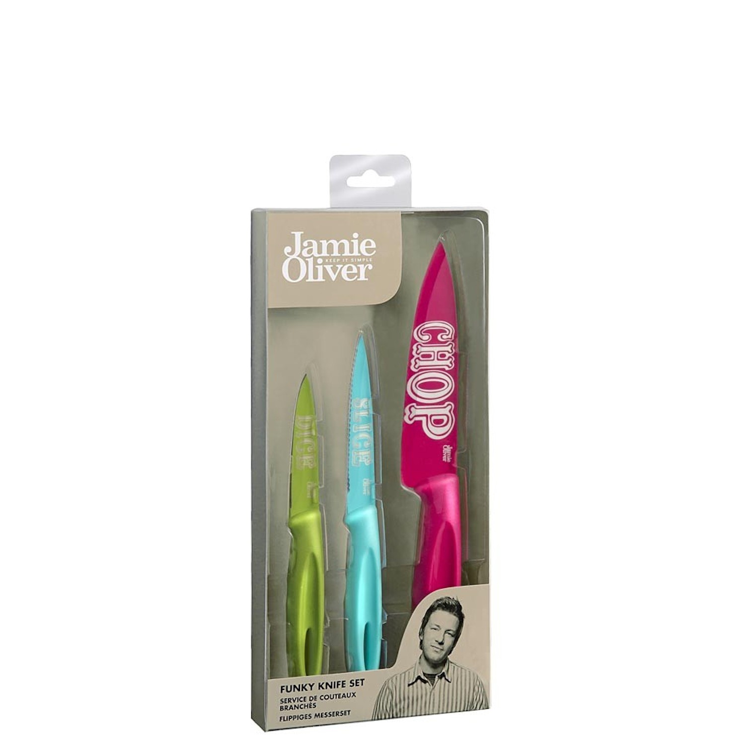 Jamie Oliver Zestaw 3 kolorowych no�