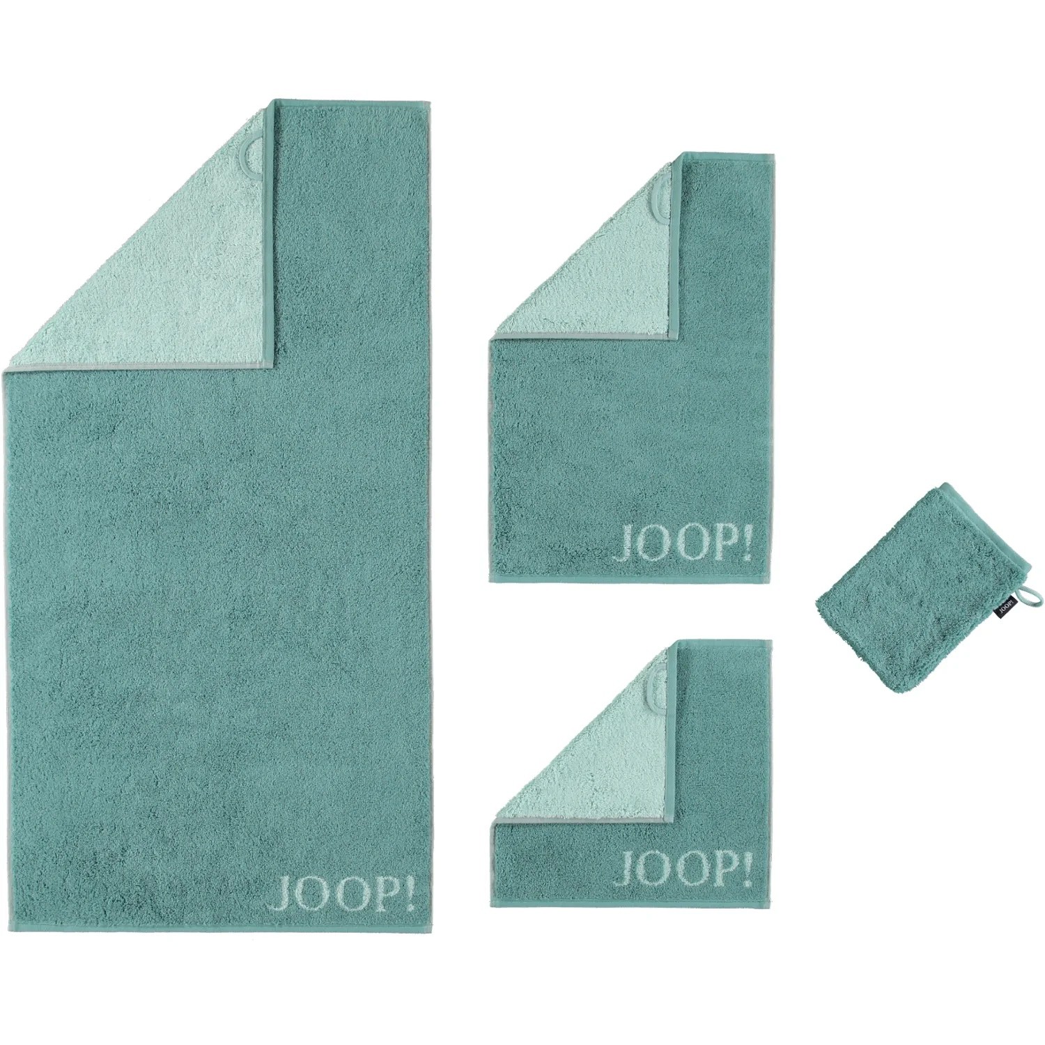JOOP! Classic Doubleface Jade R�cznik k�pielowy