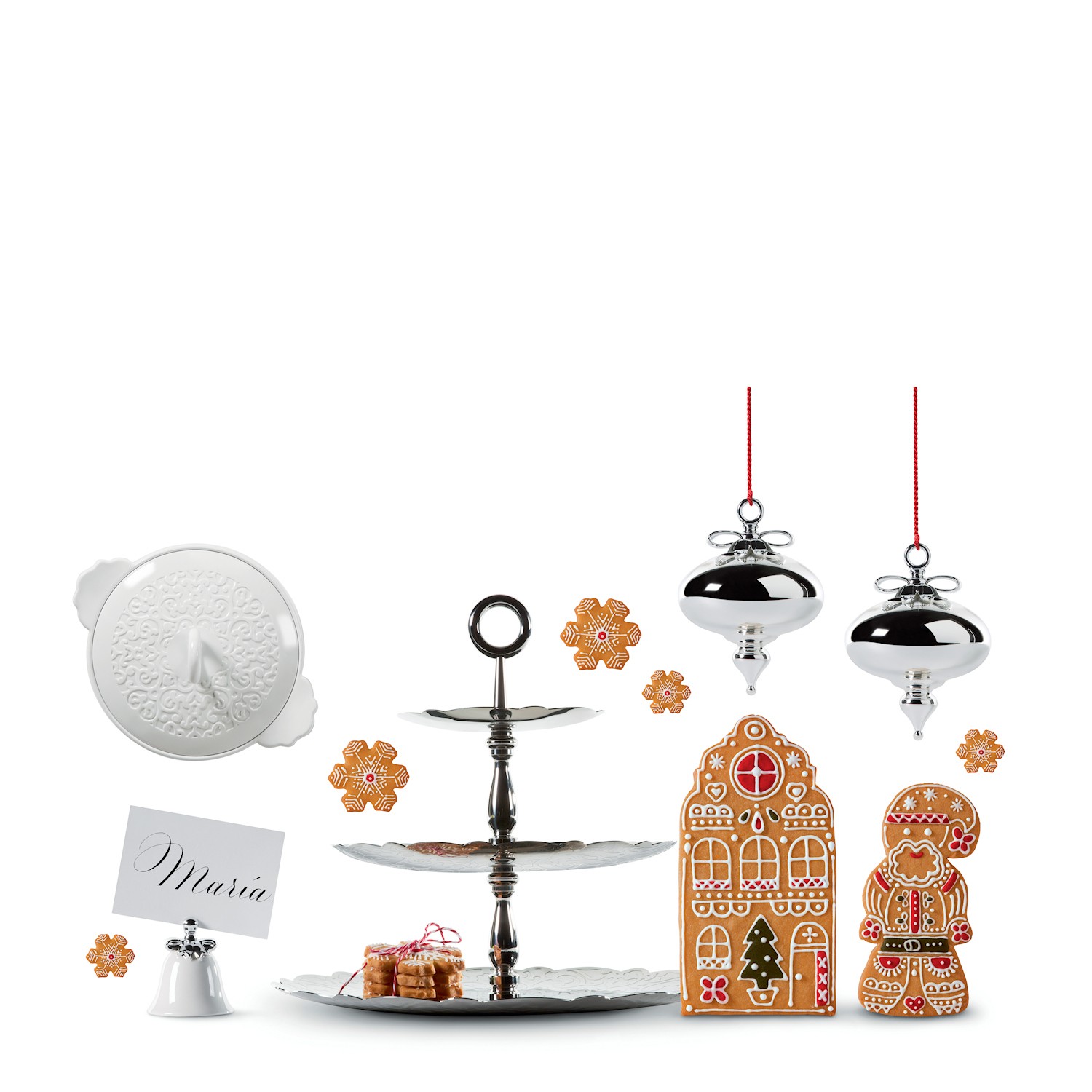 Alessi Dressed For X-Mas Etaerka trzypoziomowa
