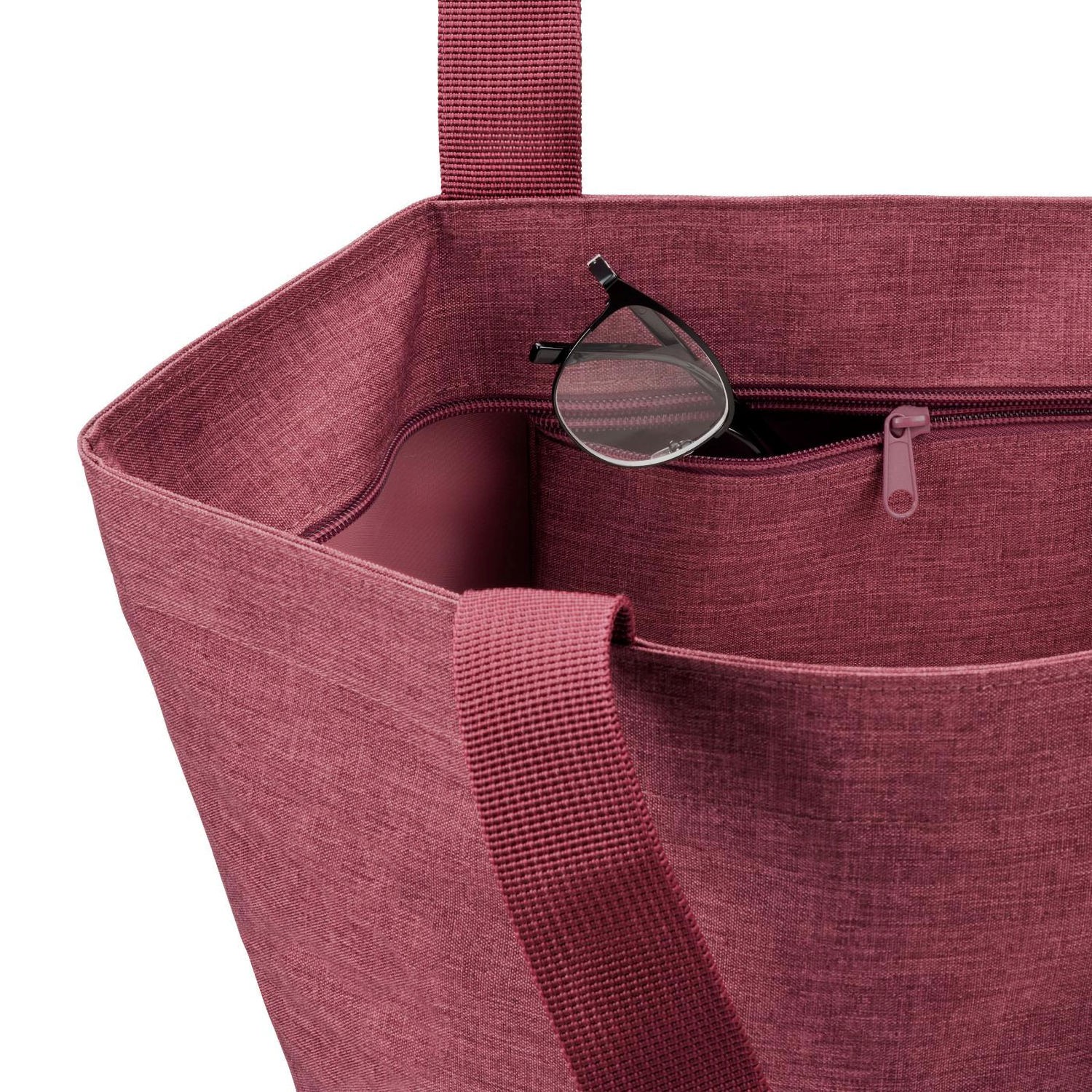 Reisenthel SHOPPER M, twist maroon Torba