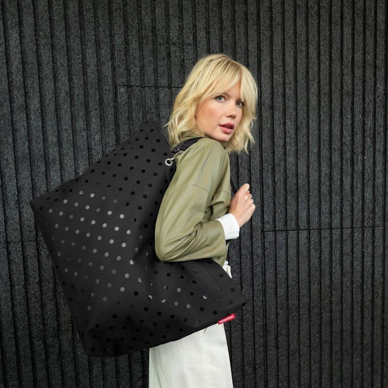 Reisenthel SHOPPER XL, glossy dots black Torba