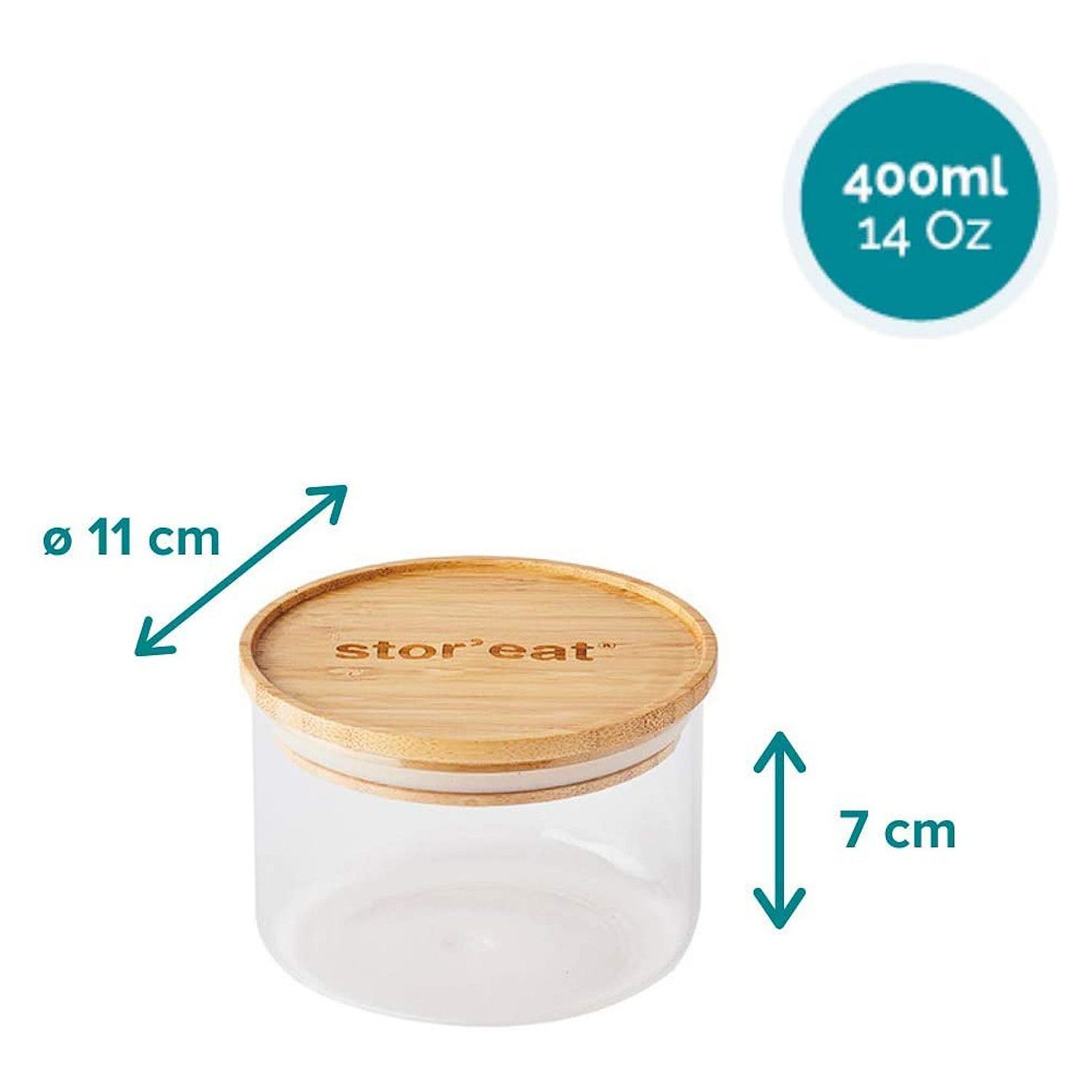 Mastrad Stor’eat Pojemnik szklany do przechowywania