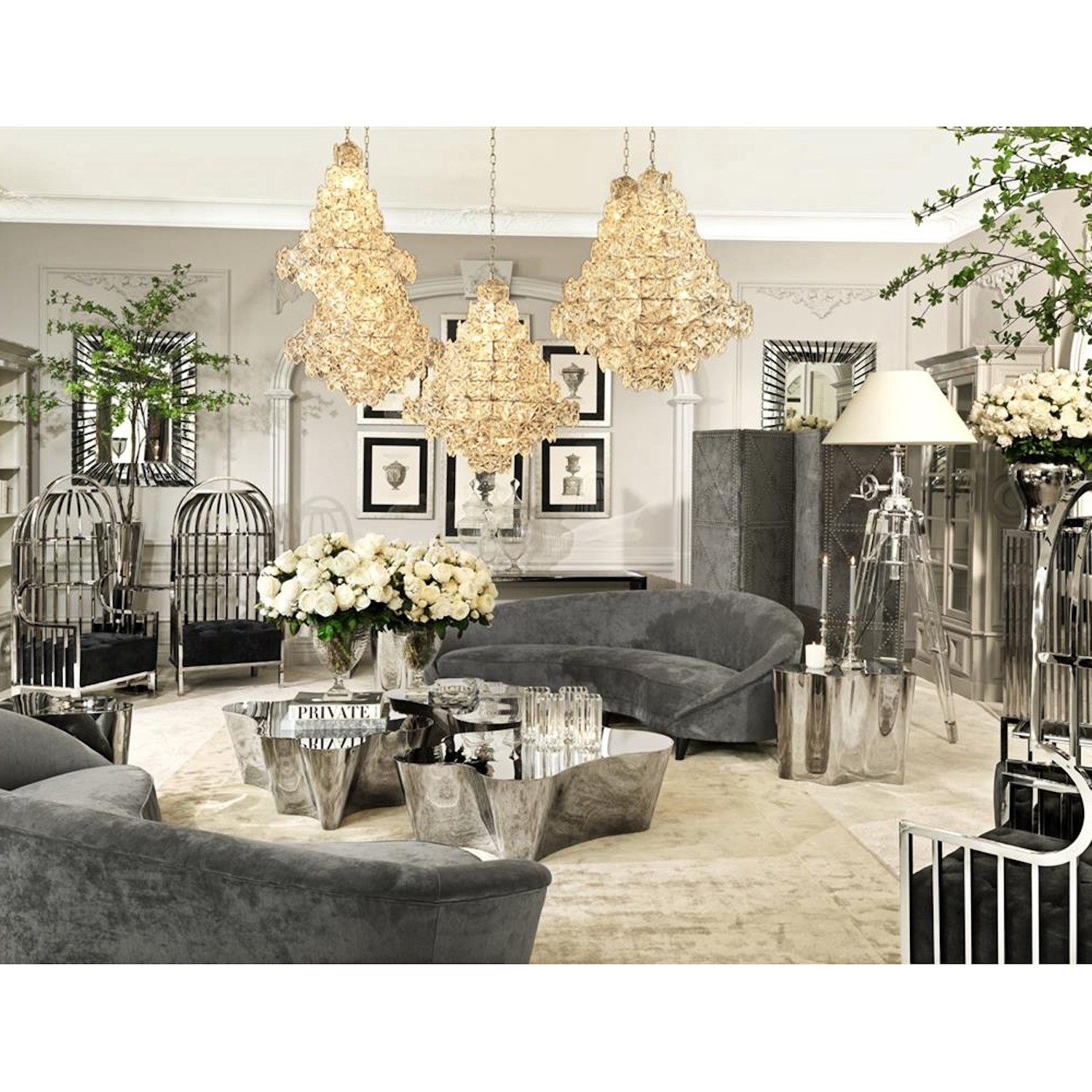 Eichholtz Hermitage S Lampa wiszca