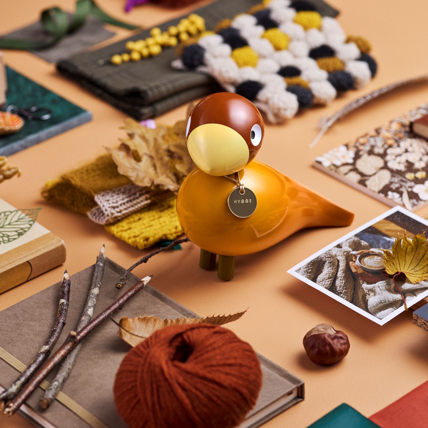 Kay Bojesen Story Bird Cosy Dekoracja drewniana