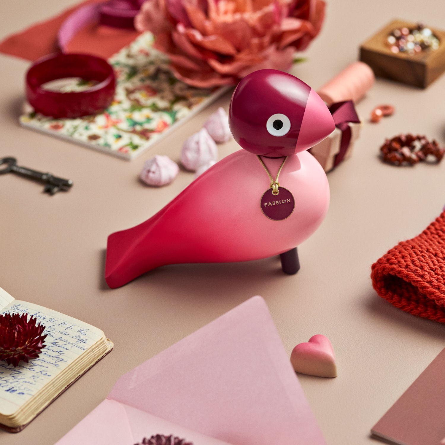 Kay Bojesen Story Bird Passion Dekoracja drewniana