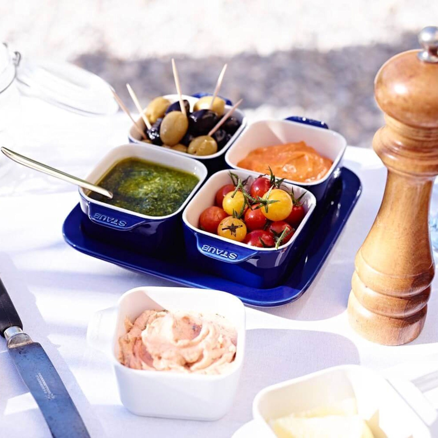 Staub SERVING Zestaw do przystawek, 5 elementw