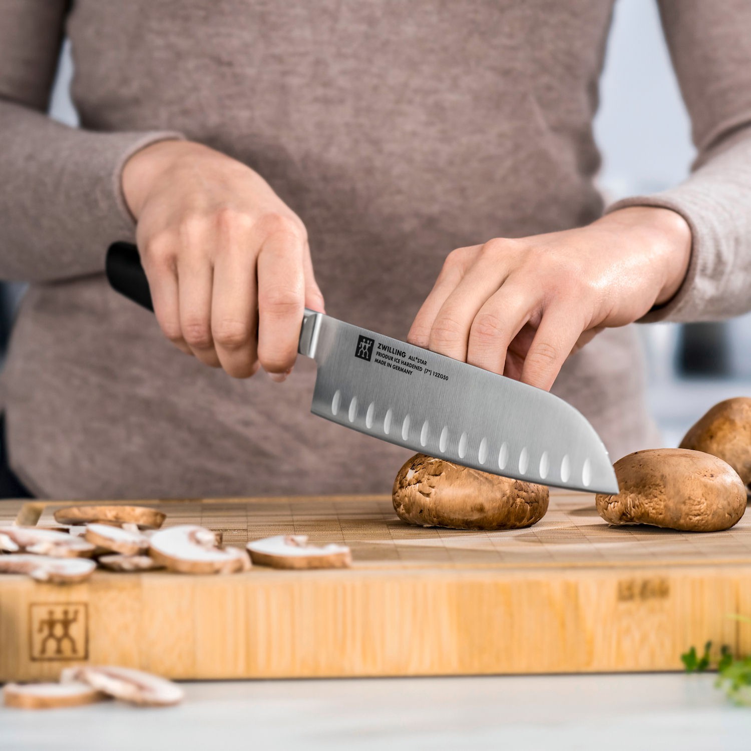 Zwilling All Star n Santoku z rowkami