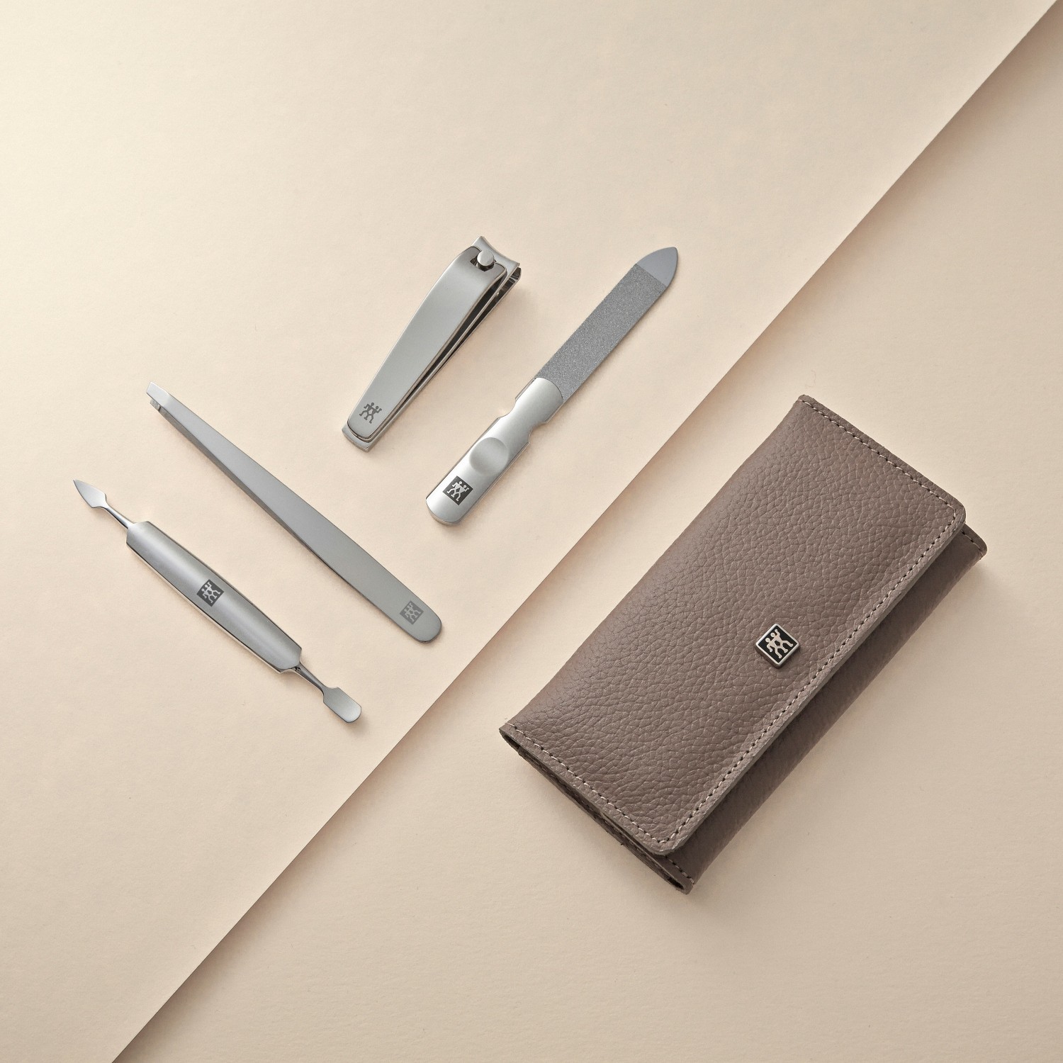 Zwilling Classic Inox Podry zestaw do pielgnacji w etui, 4 elementy