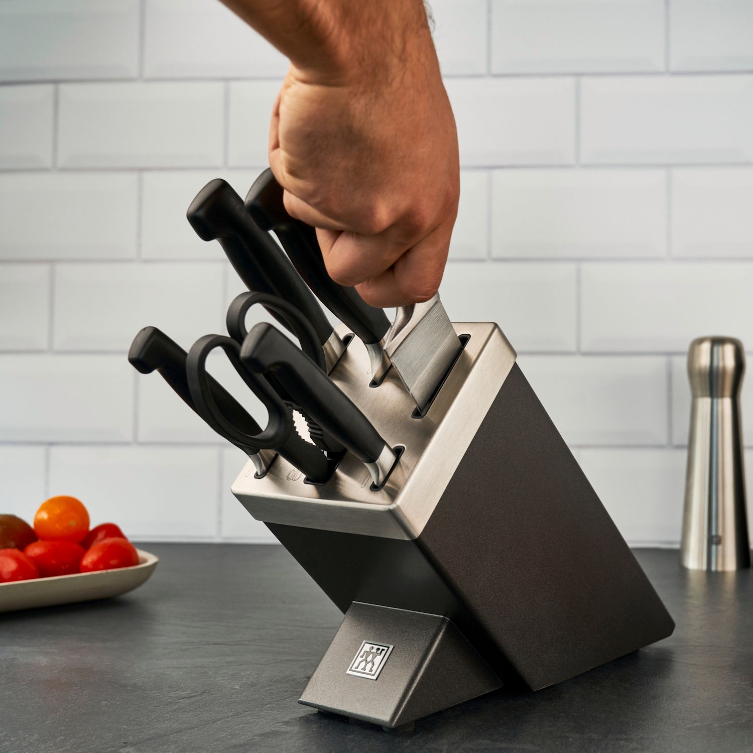 Zwilling Four Star zestaw 5 no�y w bloku samoostrz�cym
