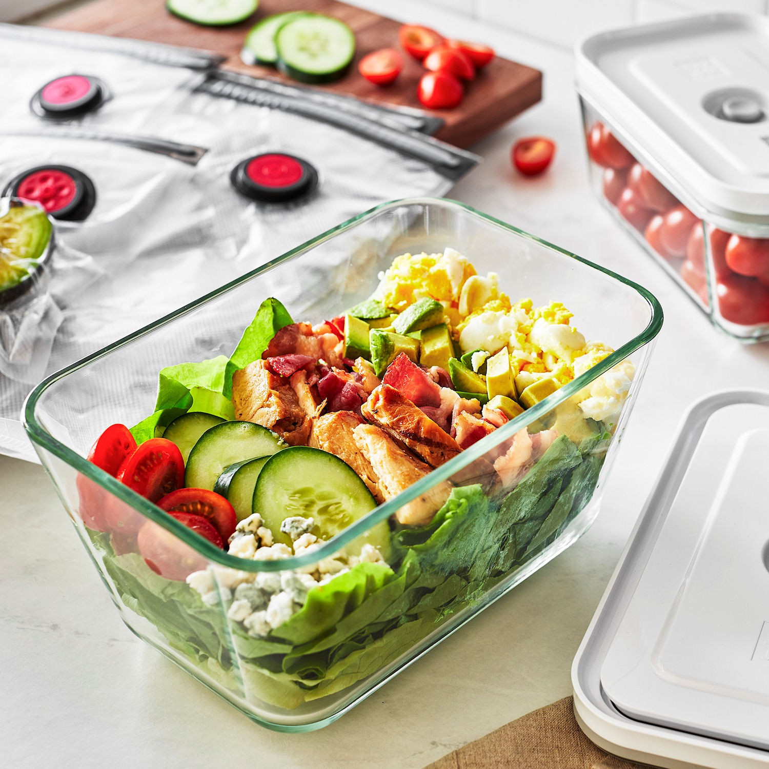 Zwilling Fresh Save komplet 3 pojemnikw prniowych, szklanych