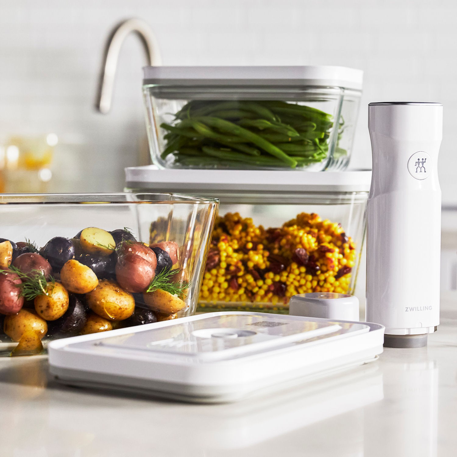 Zwilling Fresh Save komplet 3 pojemnikw prniowych, szklanych