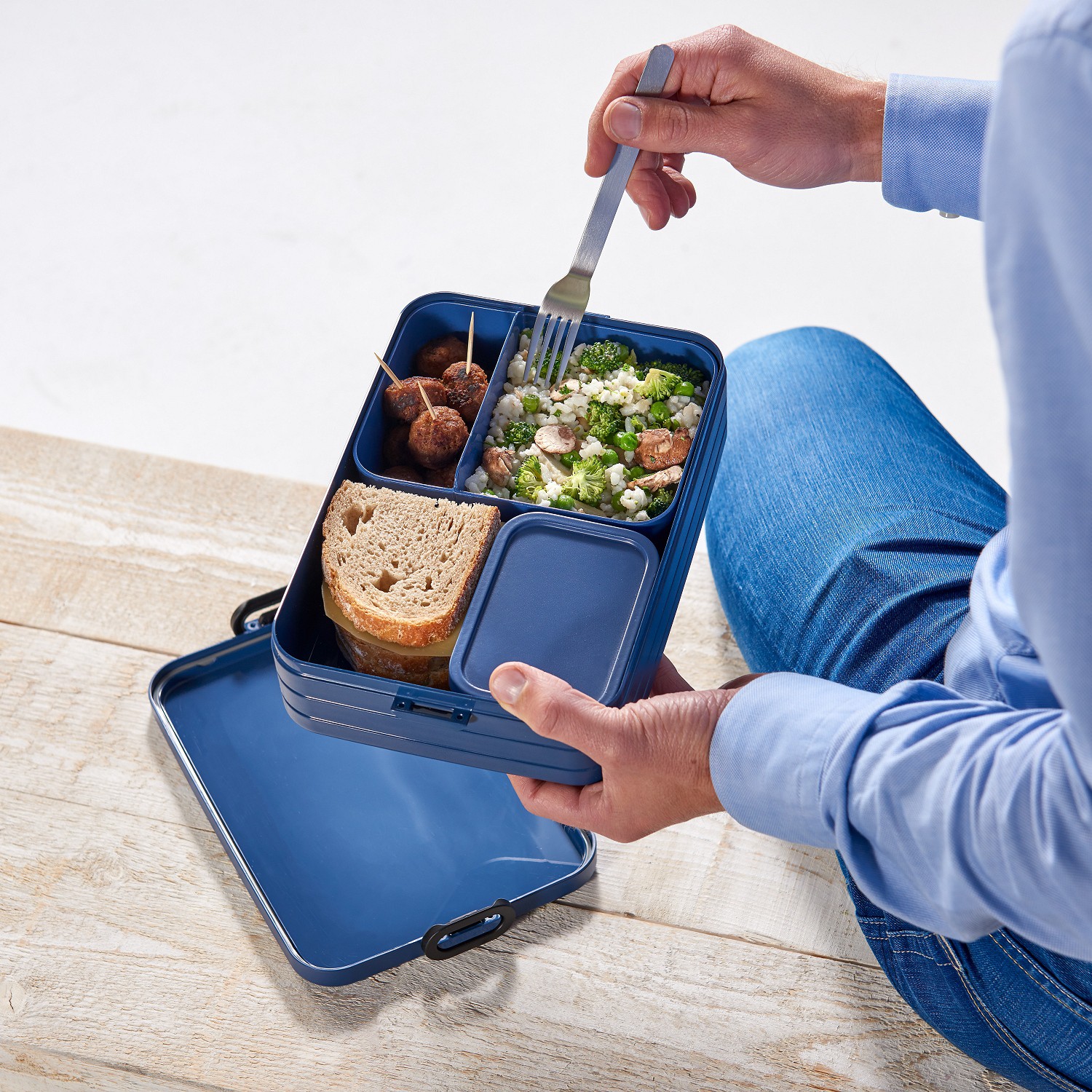 Mepal Take a Break Lunchbox Bento duy, Nordic Denim