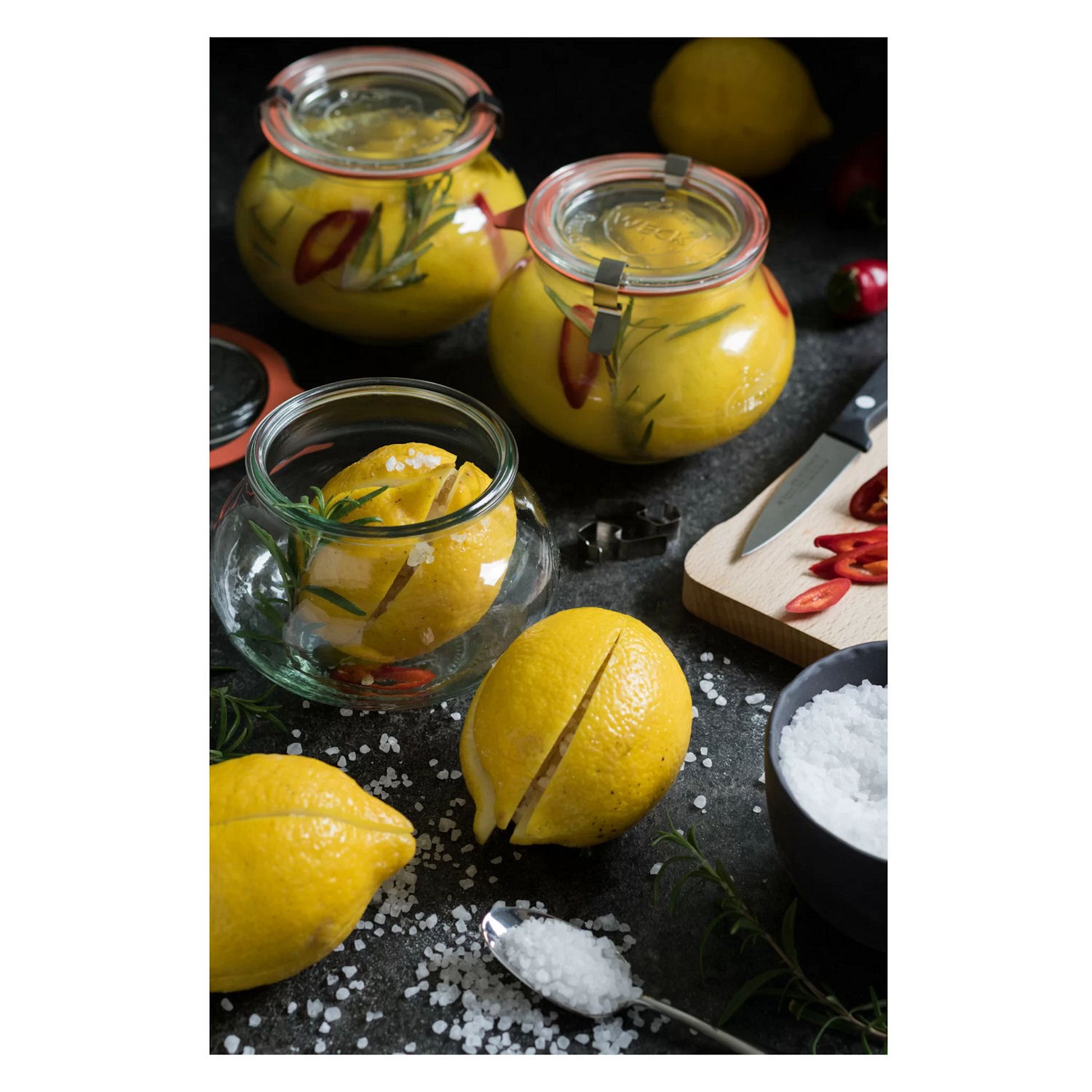 Weck SCHMUCK Zestaw 6 soikw bez pokrywki