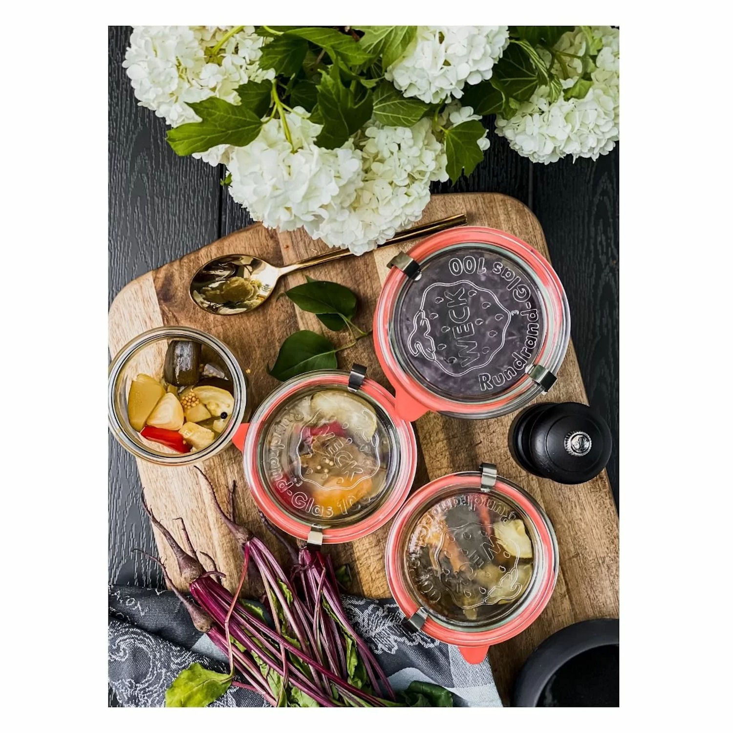 Weck STURZ Zestaw 6 soikw bez pokrywki