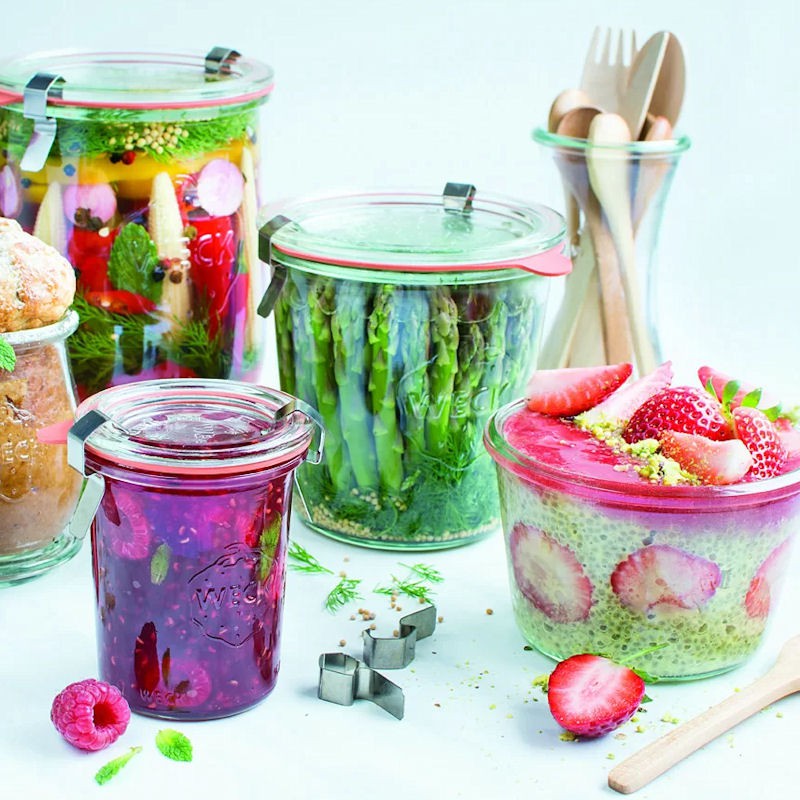 Weck Zestaw 6 soikw bez pokrywki