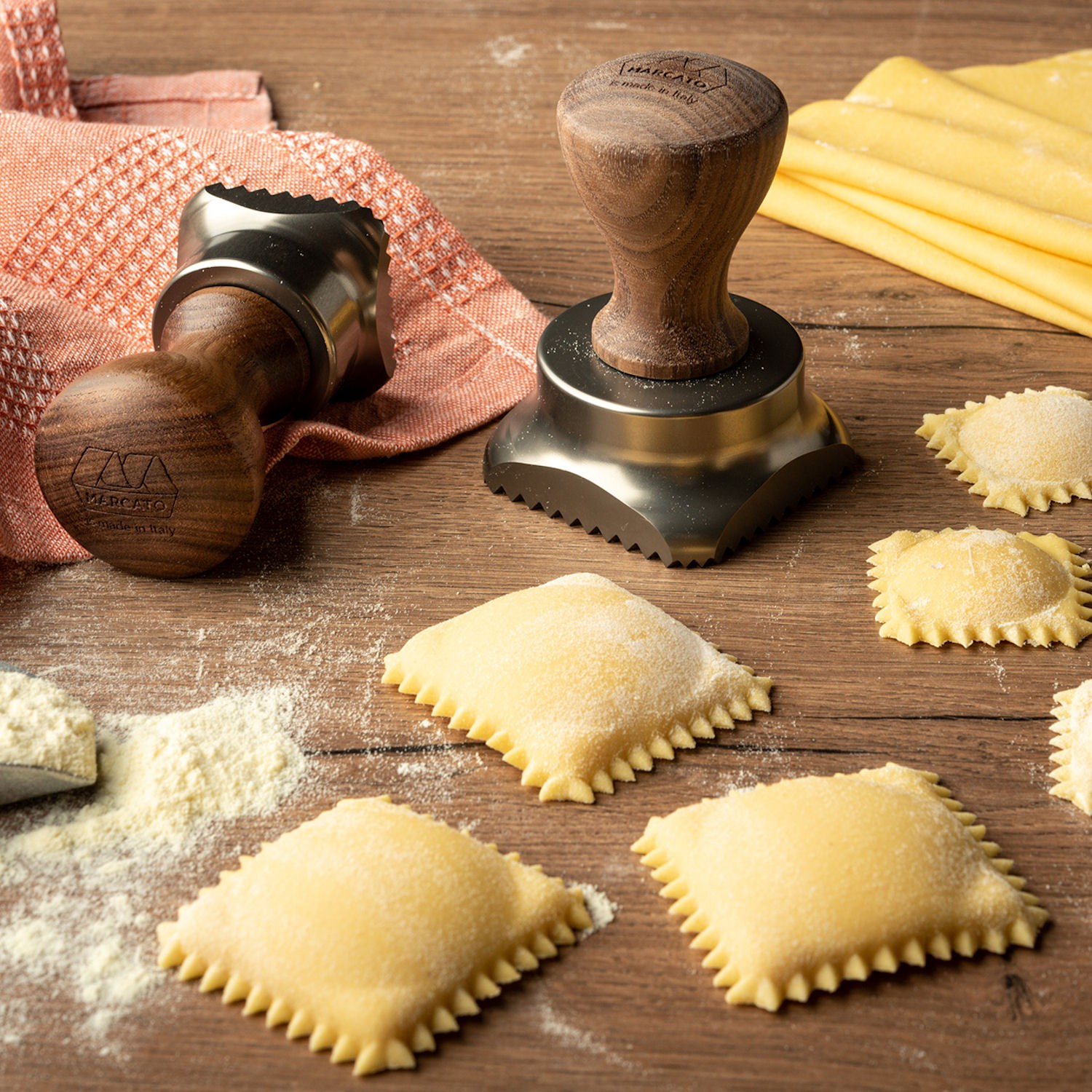 Marcato Champagne Colour Wycinarka do ravioli, kwadrat