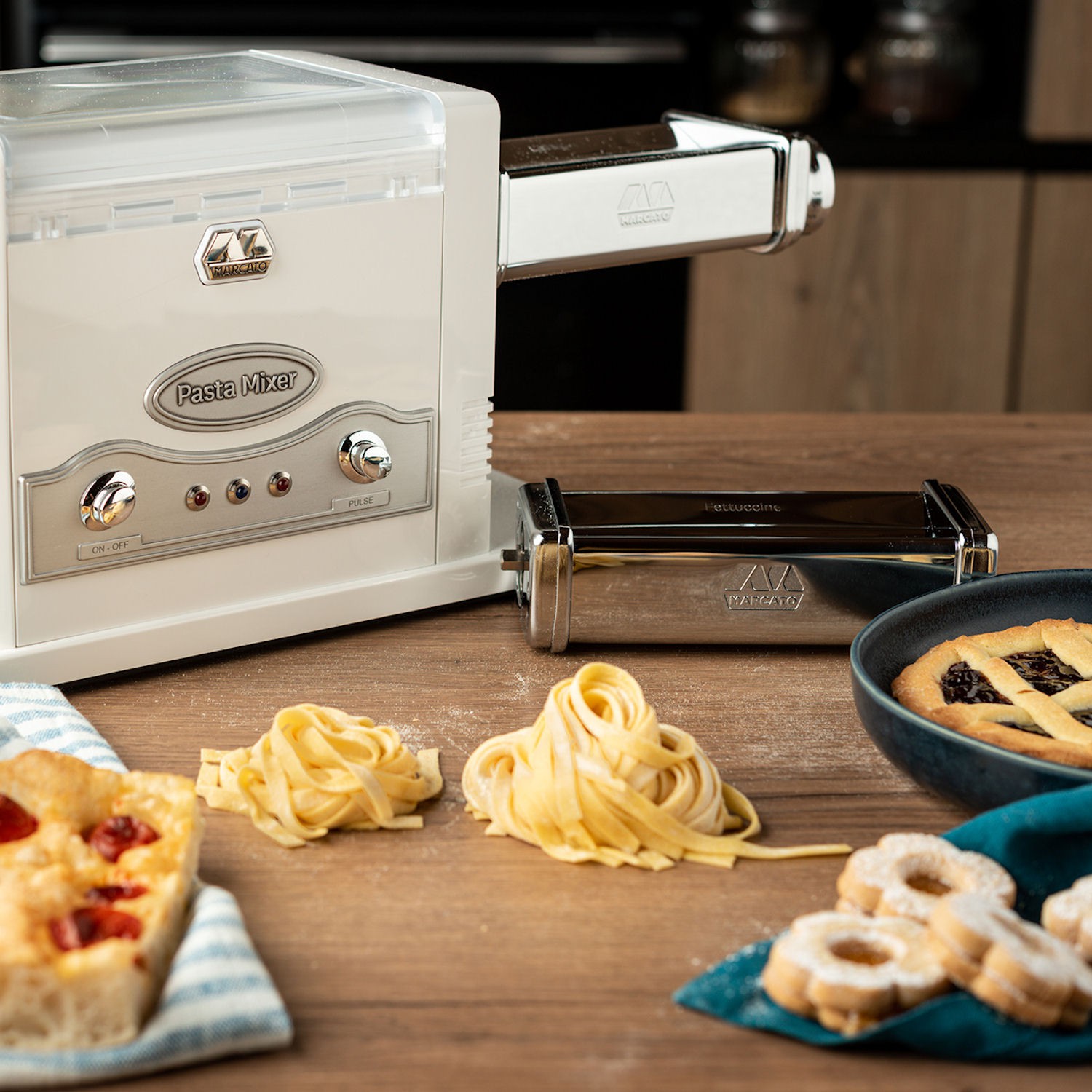 Marcato Pasta Fresca 220 V Zestaw do robienia makaronu