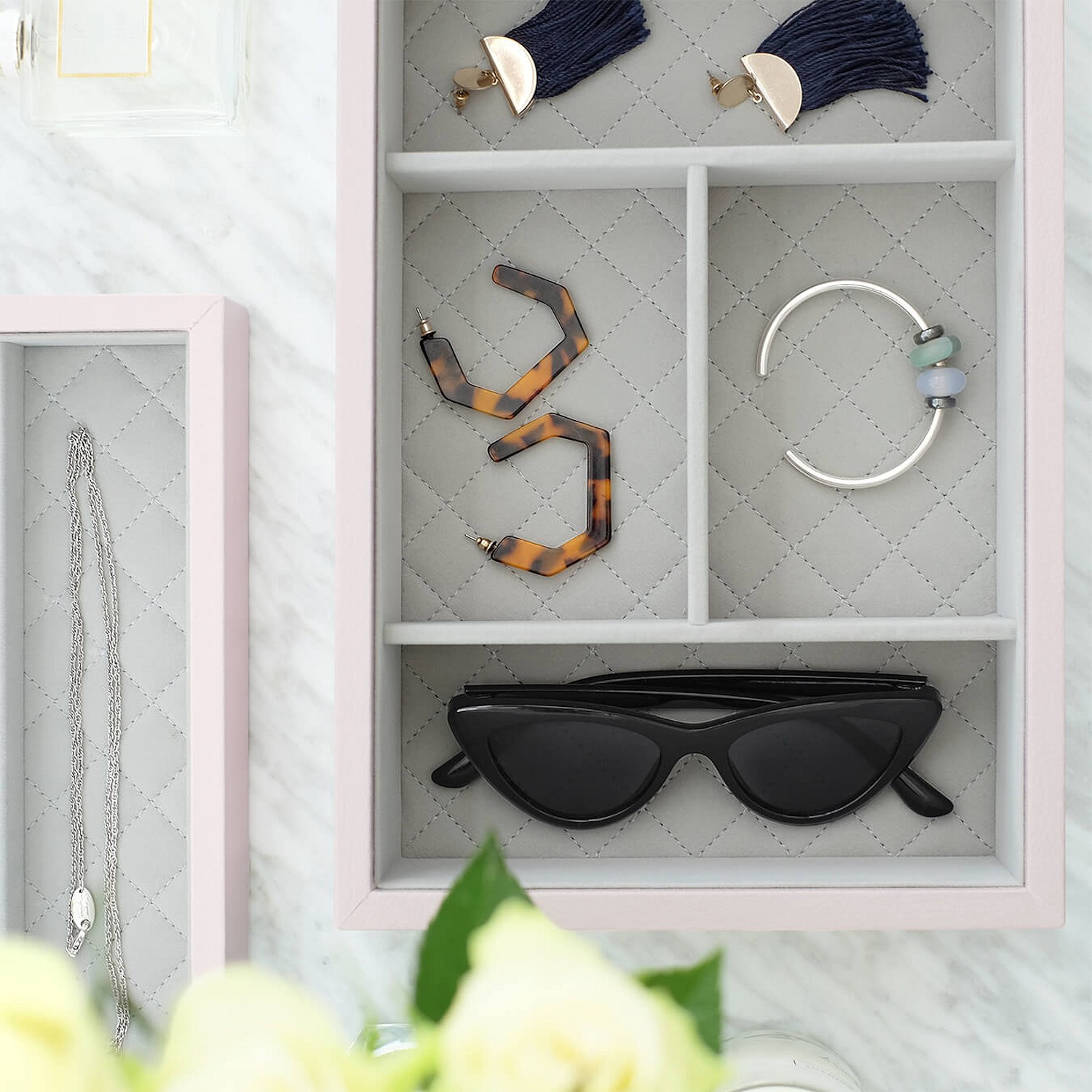 Stackers Loves Luxury 4 komorowe pude�ko na bi�uteri�