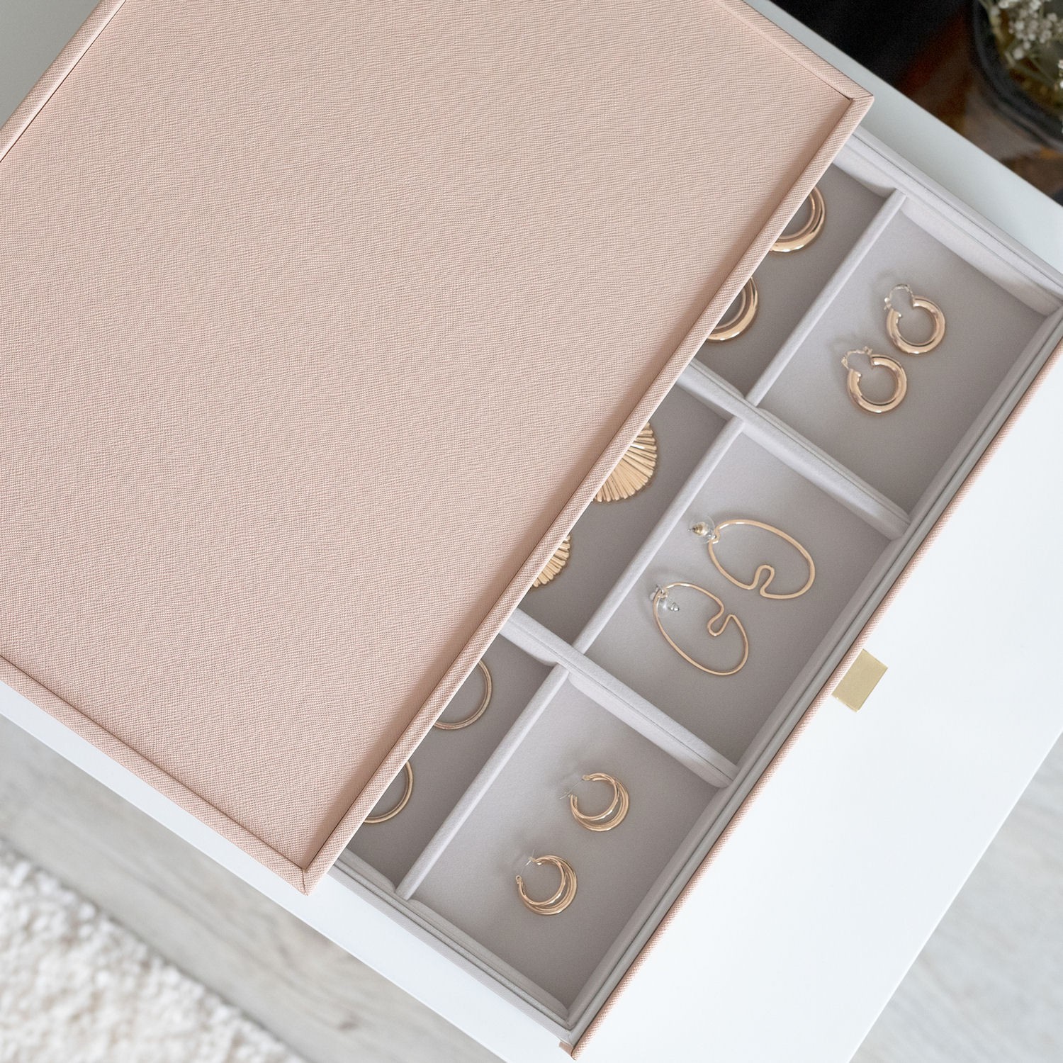 Stackers supersize 9 komorowa szkatu�ka na bi�uteri� z szuflad�