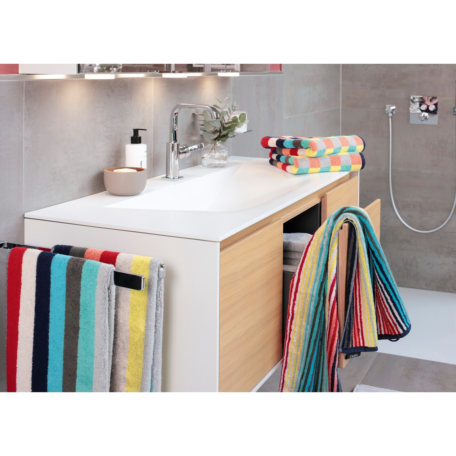 Caw Splash Block Strings Rcznik azienkowy