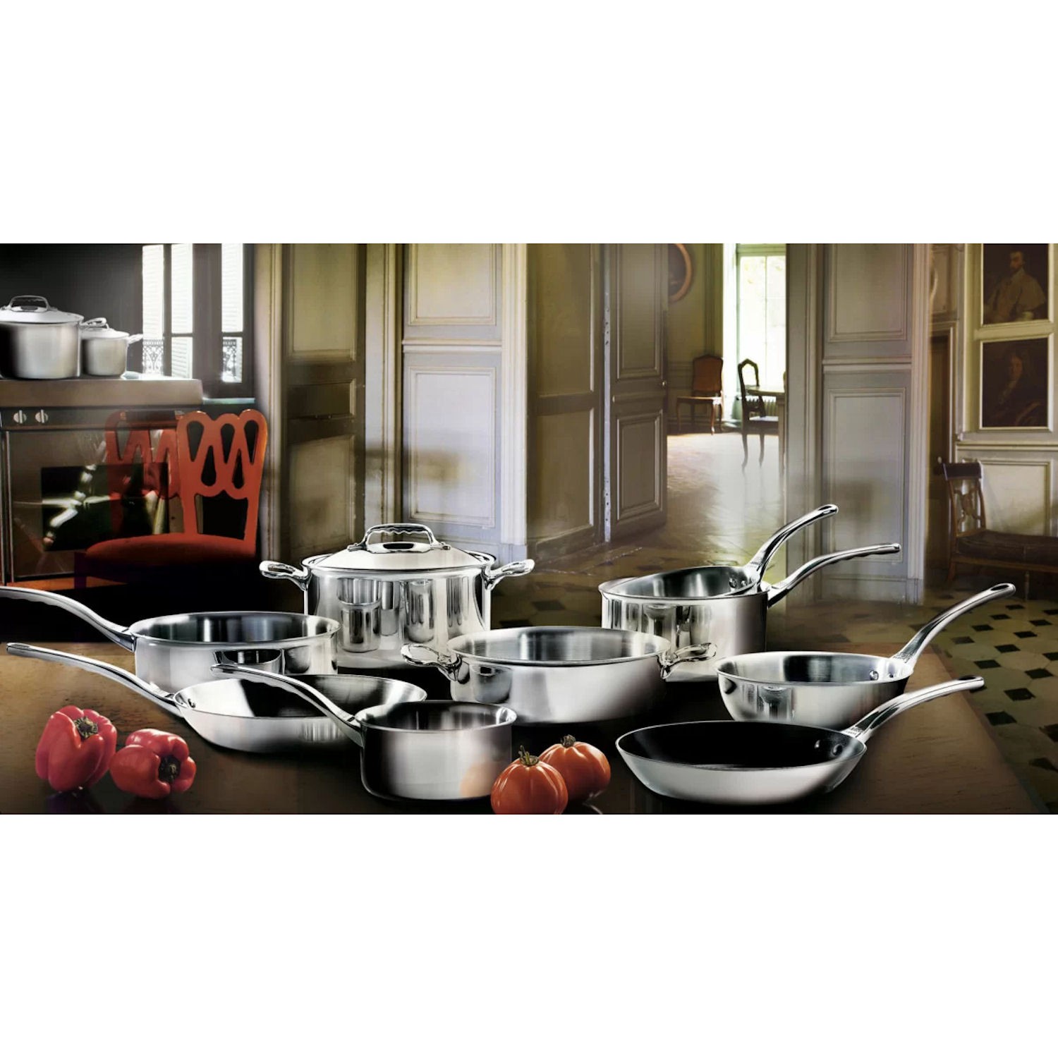 de Buyer AFFINITY Garnek wysoki z pokryw