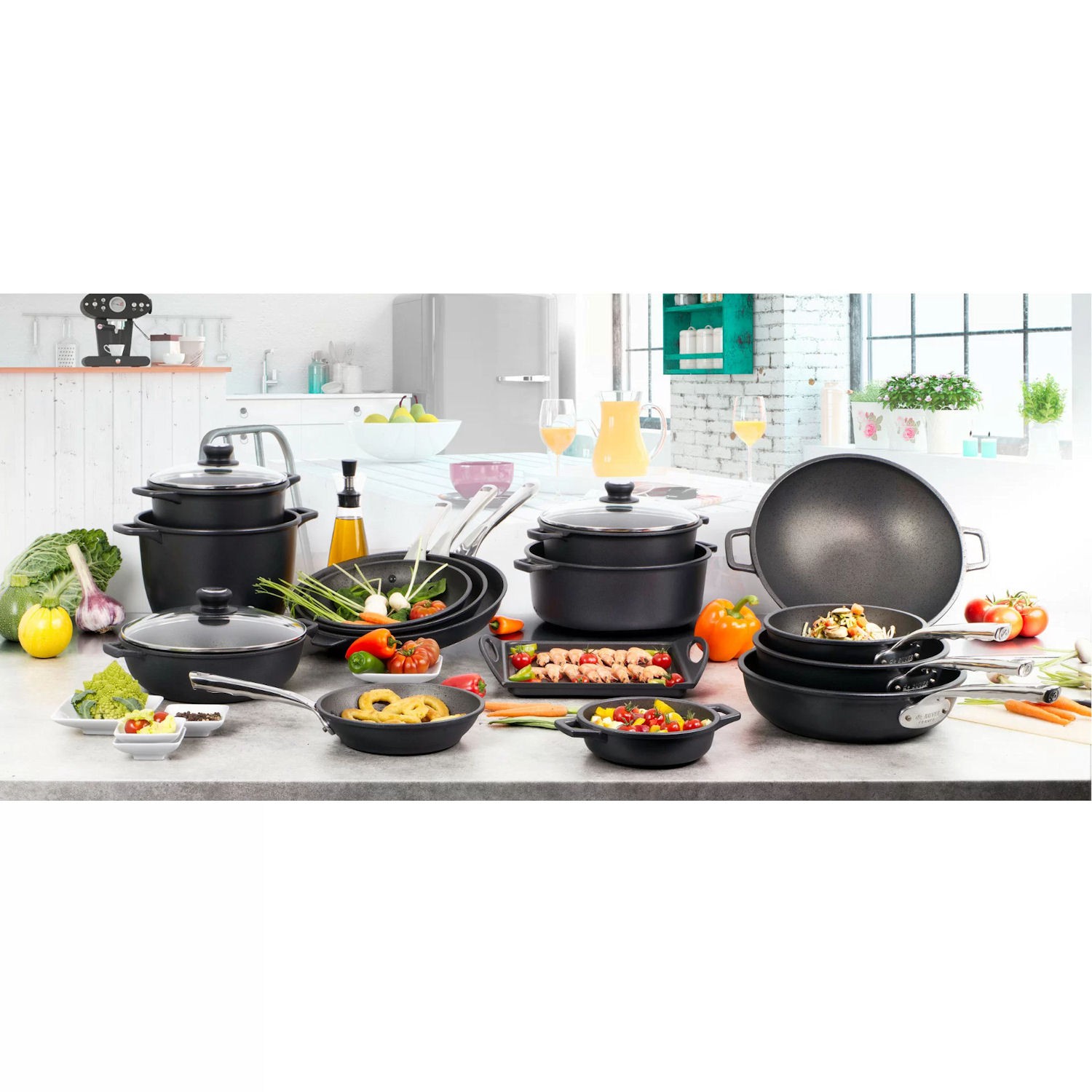 de Buyer CHOC EXTREME Patelnia gboka z dwoma uchwytami