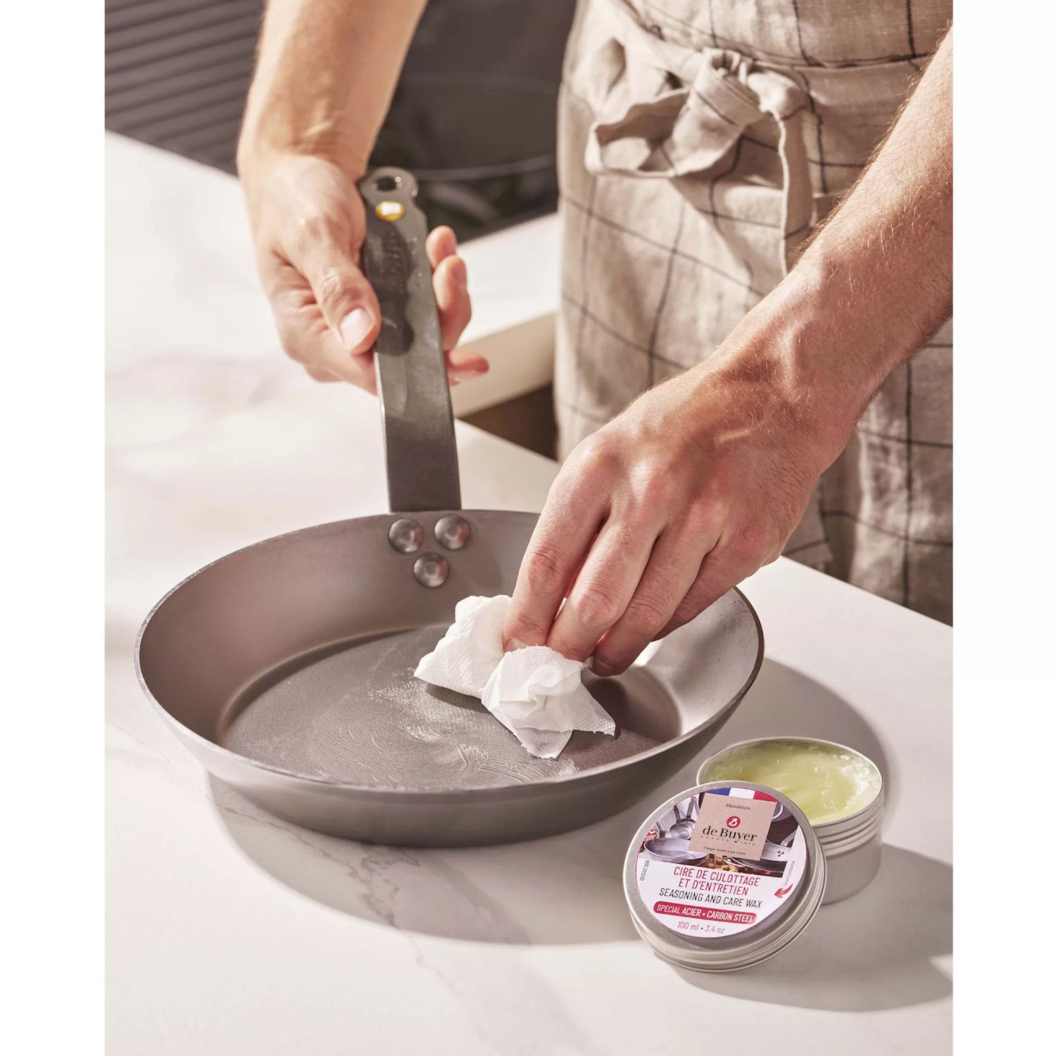 de Buyer DE BUYER Wosk do sezonowania patelni stalowych