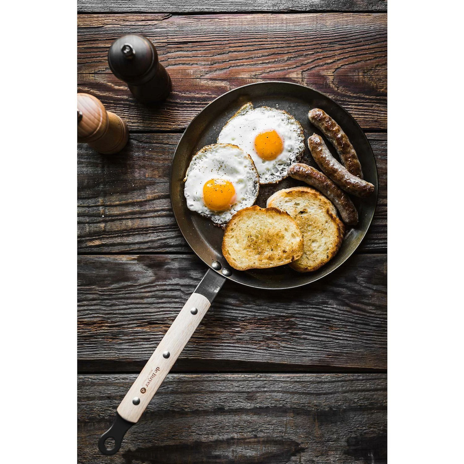 de Buyer MINERAL B BOIS Patelnia do nale�nik�w 26 cm