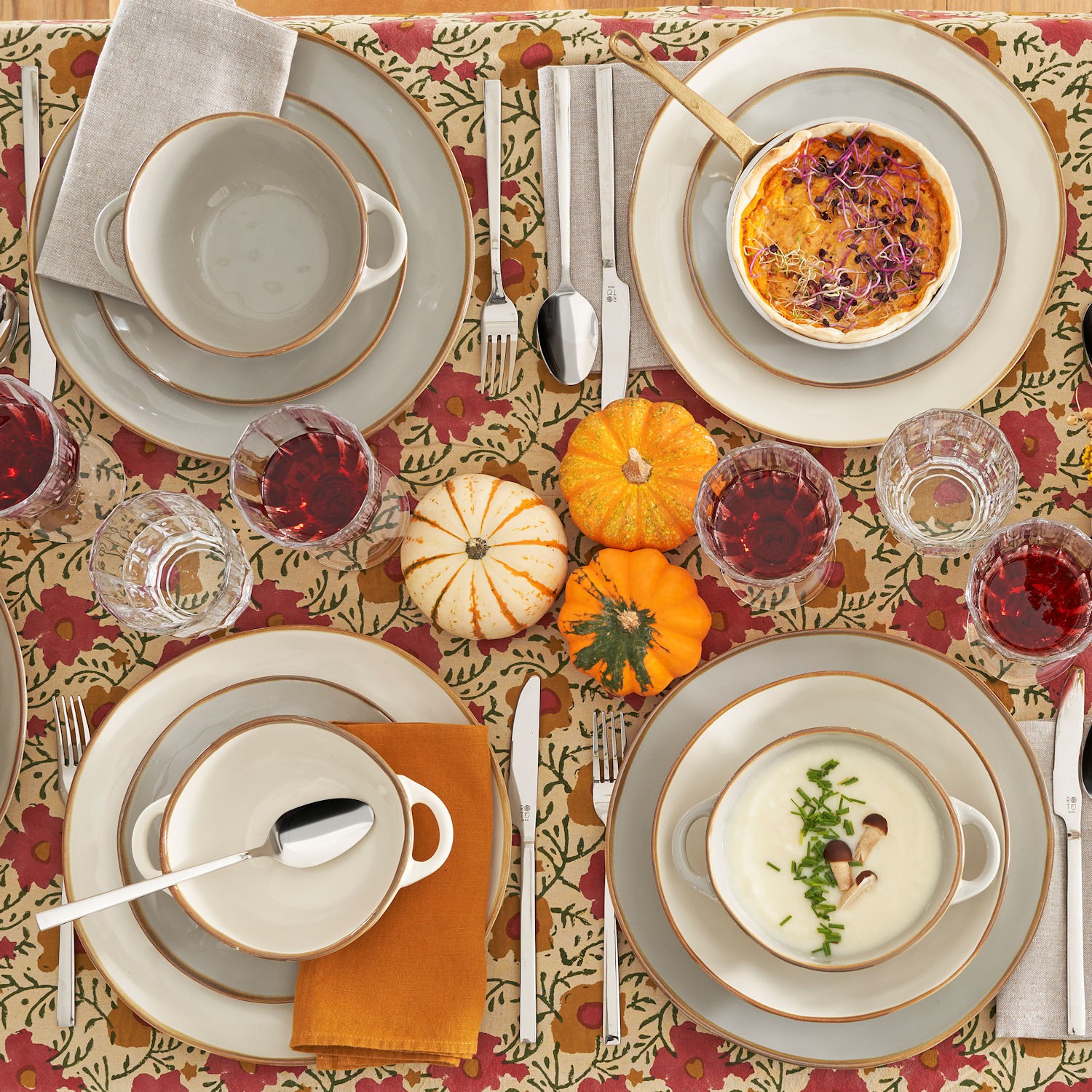 Rose Tulipani Concerto Avorio zestaw 6 filianek do espresso