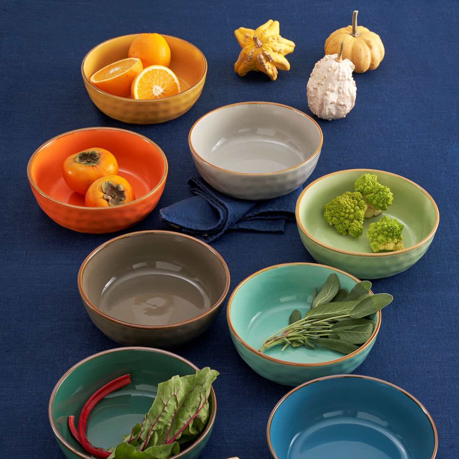 Rose Tulipani Concerto Ocra zestaw 4 tac prostoktnych