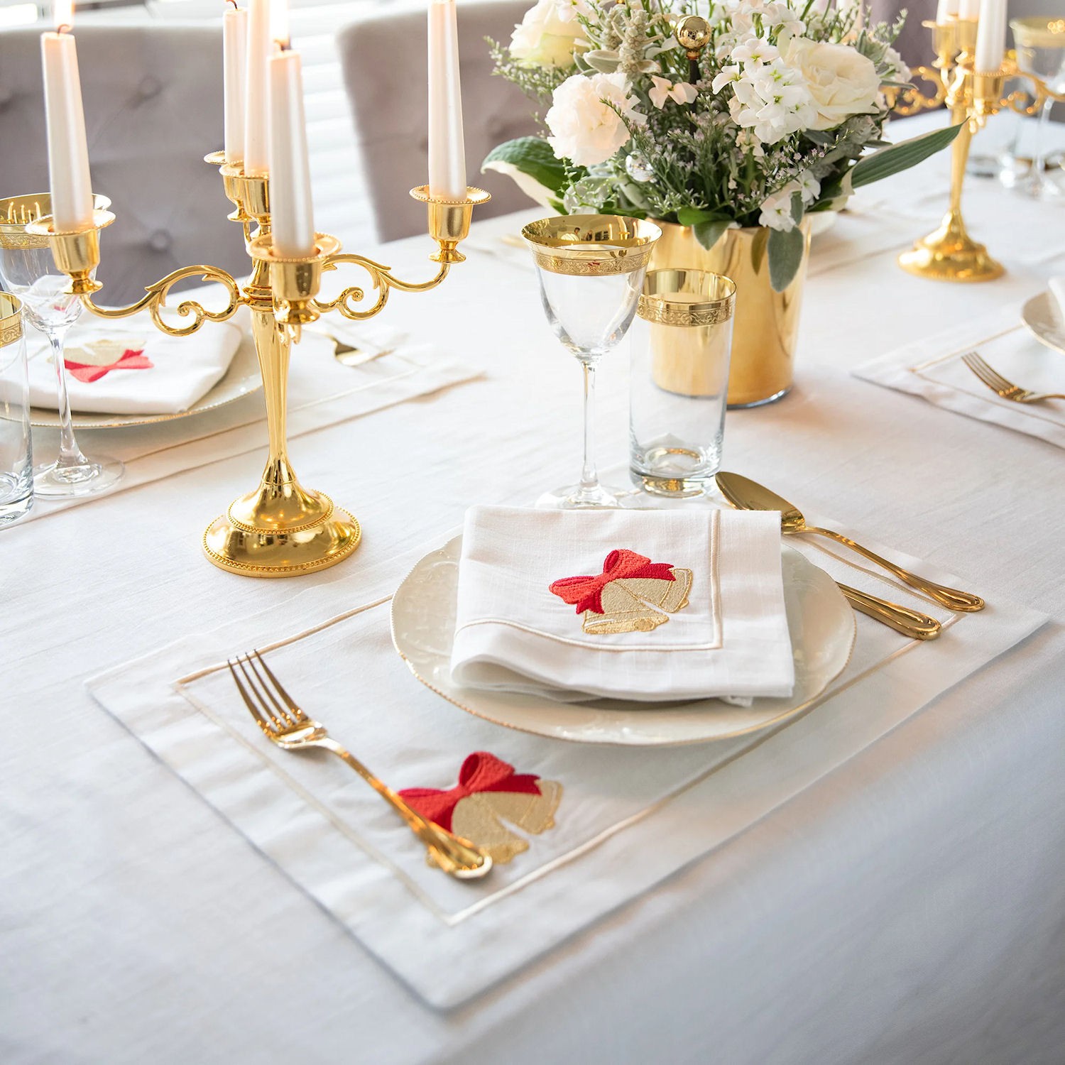 Roseberry Home Christmas Bauble Panama podk�adki, 4 sztuki