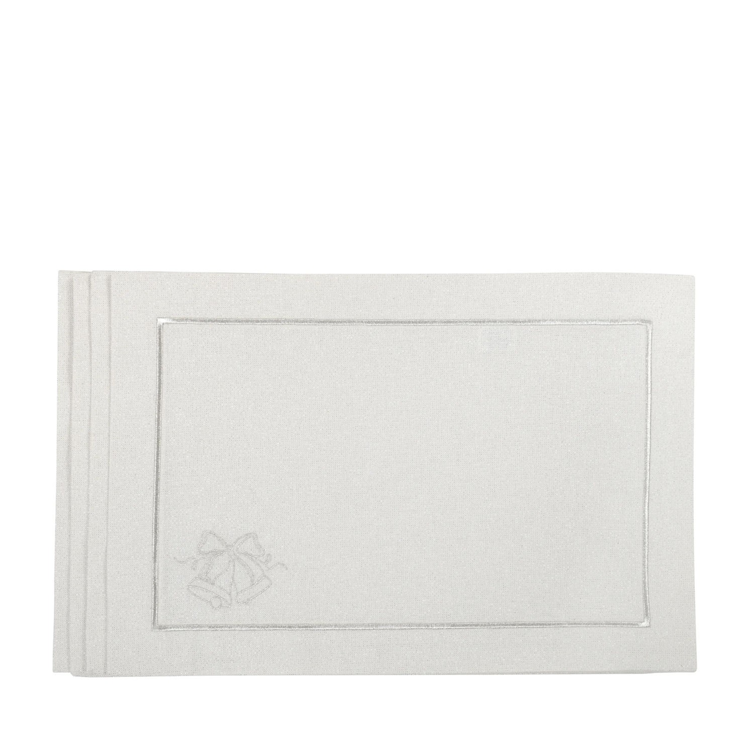 Roseberry Home Jingle Bells Silverline podk�adki, 4 sztuki