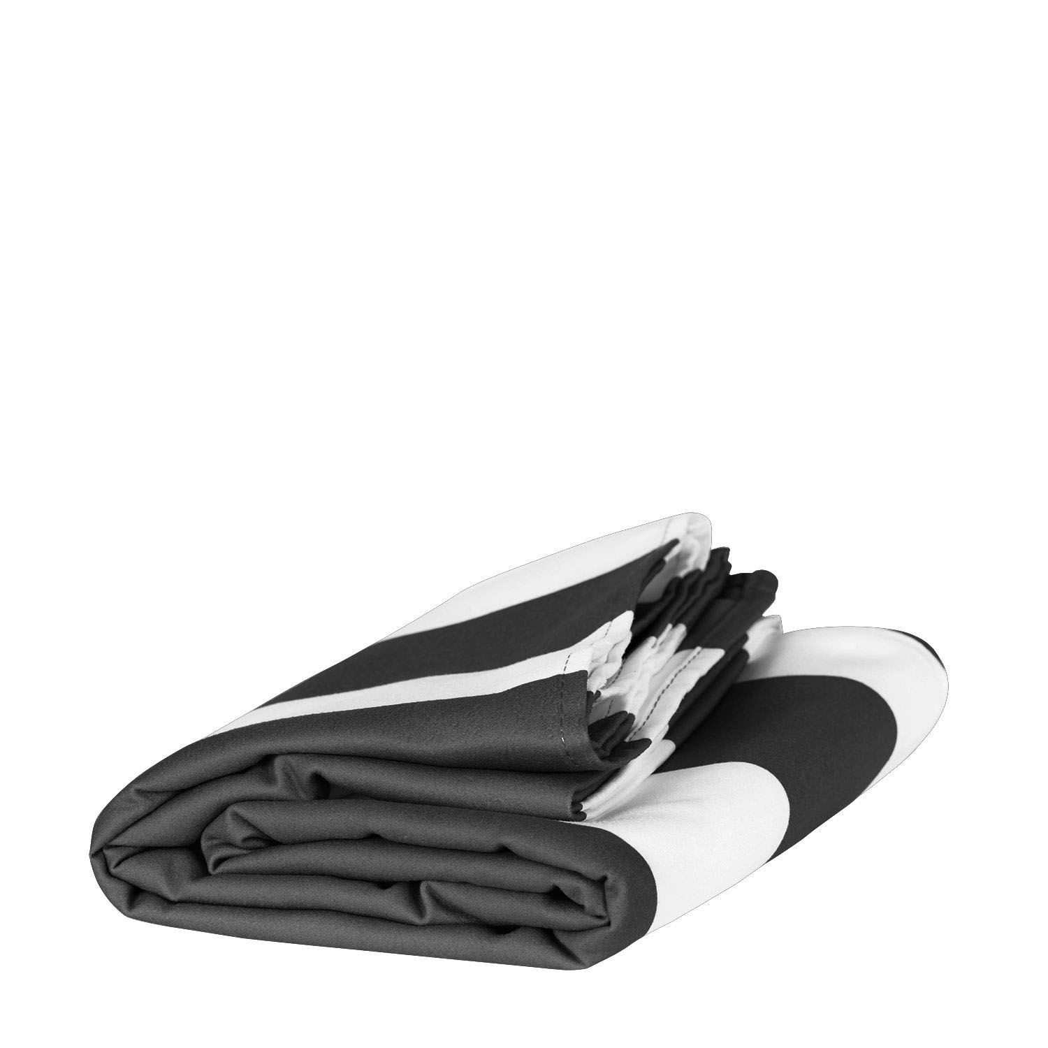 Dock & Bay Kamari Charcoal XL Rcznik plaowy, szybkoschncy czarny