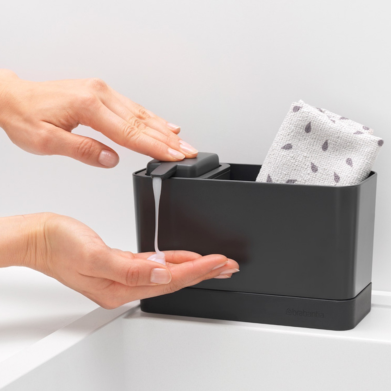 Brabantia Sink Side Organizer na zlew z dozownikiem