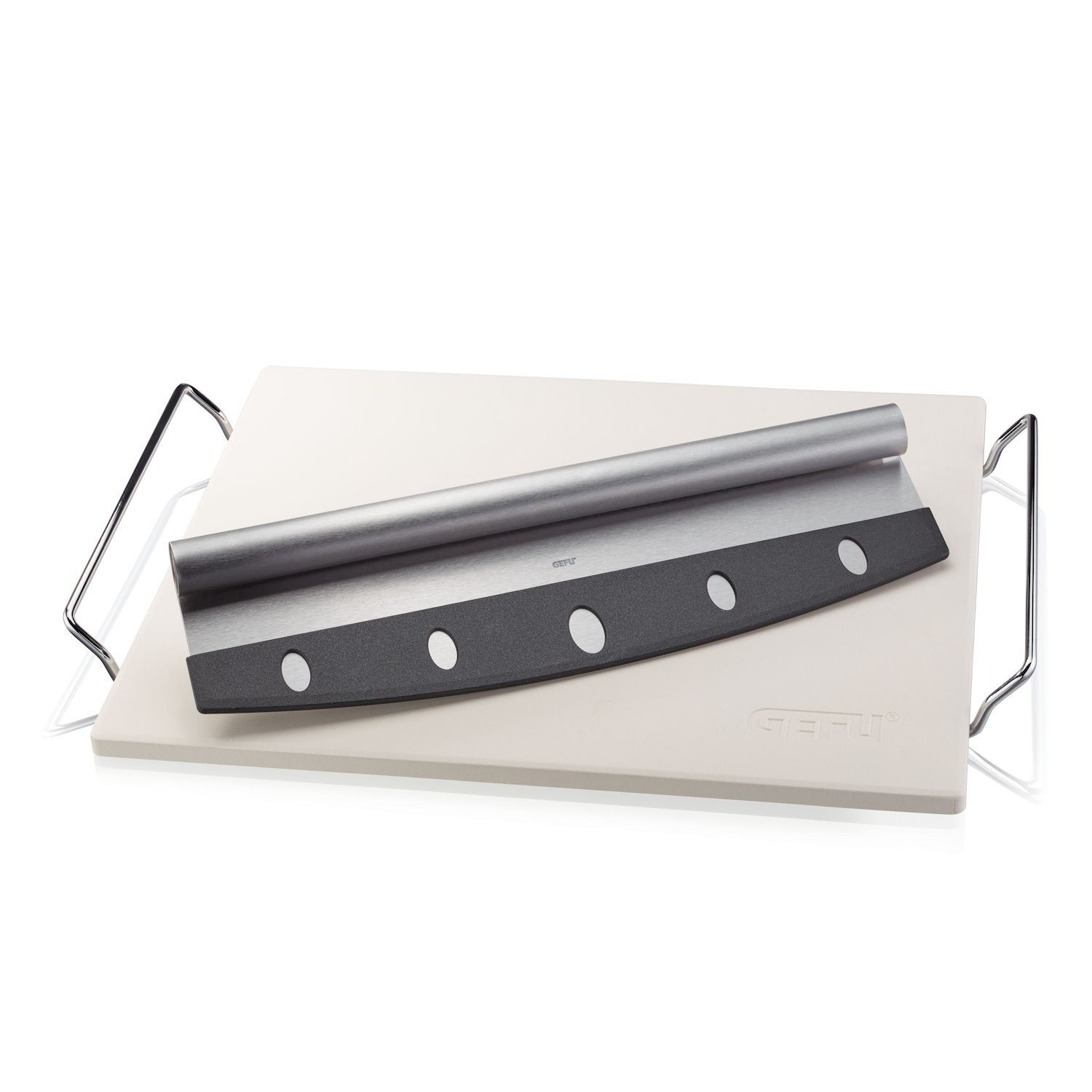 GEFU DARIOSO zestaw n do pizzy i kamie ze stojakiem okrgy kwadratowy