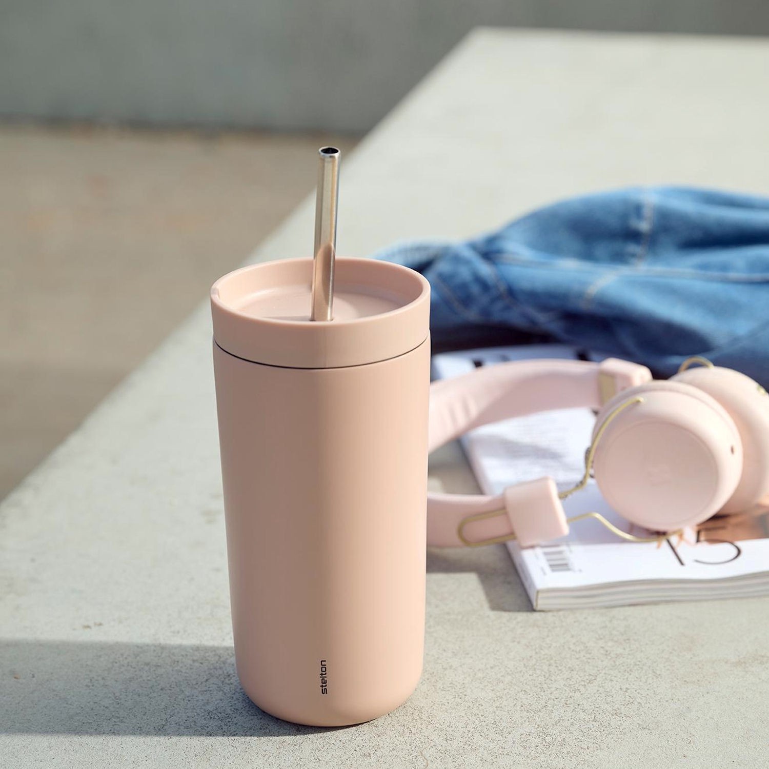 Stelton To Go Sip kubek termiczny ze s�omk�